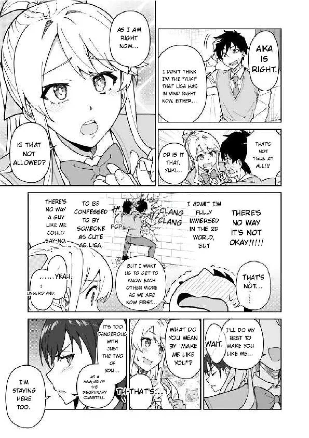 Cross My Heart ~Tsundere Fuuki Iin to Kinpatsu Bishoujo Ryuugakusei~ page 16