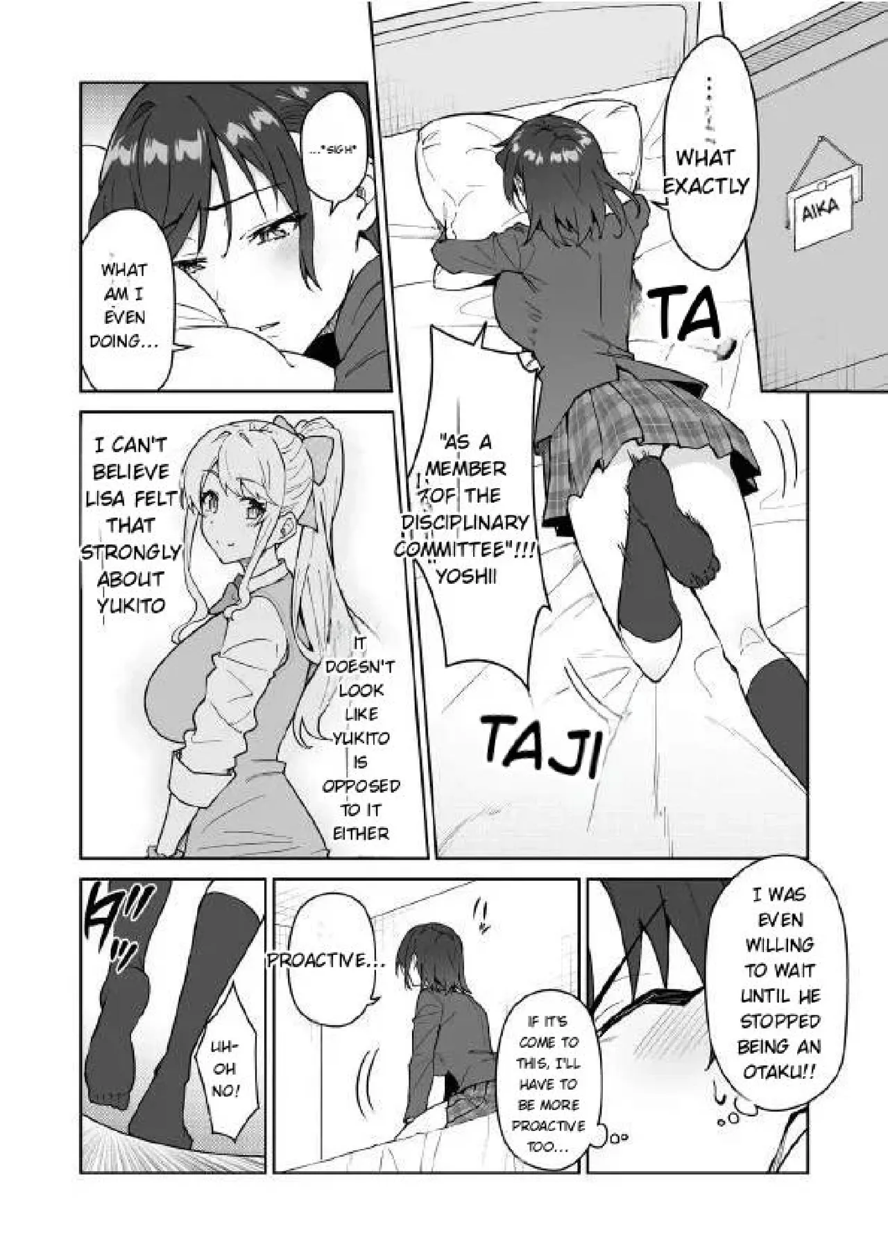 Cross My Heart ~Tsundere Fuuki Iin to Kinpatsu Bishoujo Ryuugakusei~ page 17