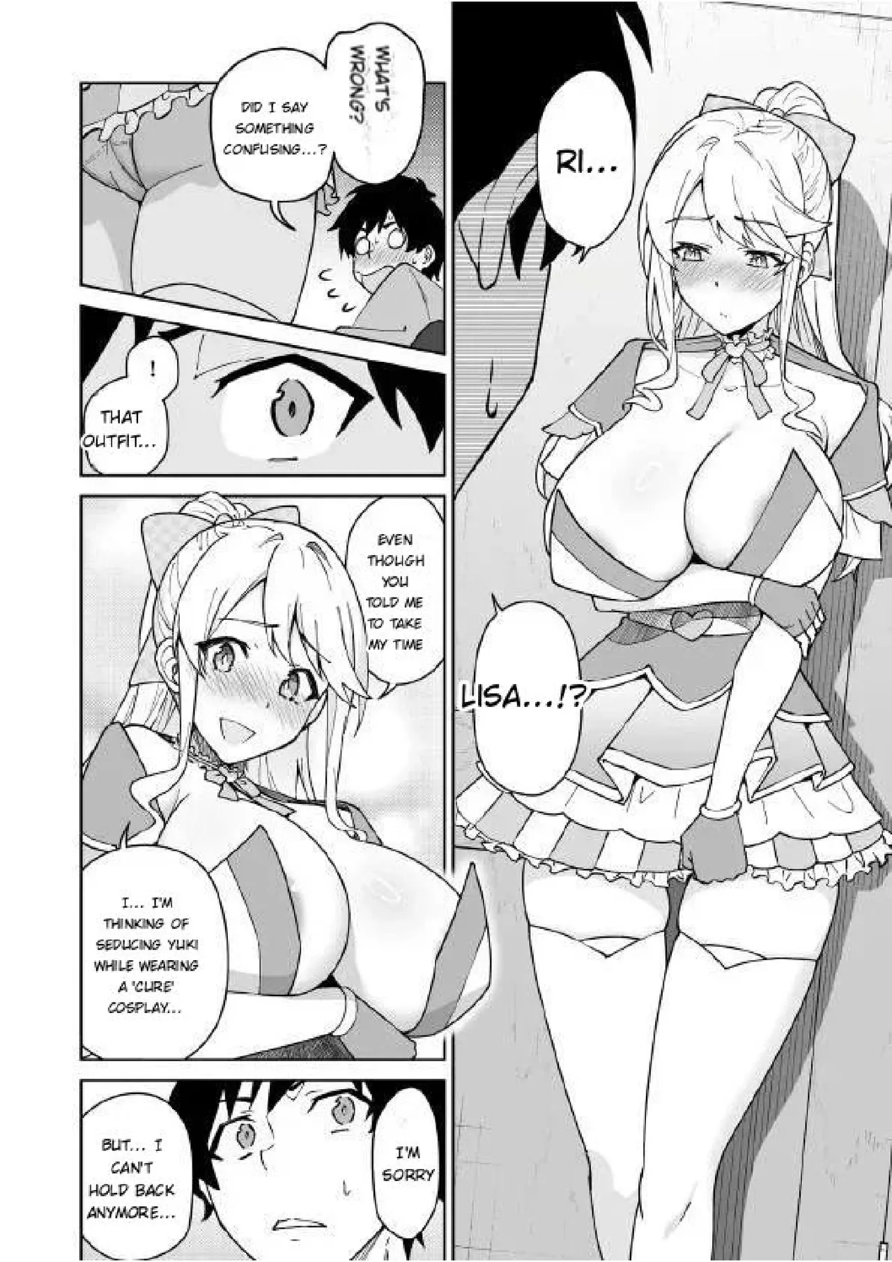 Cross My Heart ~Tsundere Fuuki Iin to Kinpatsu Bishoujo Ryuugakusei~ page 19