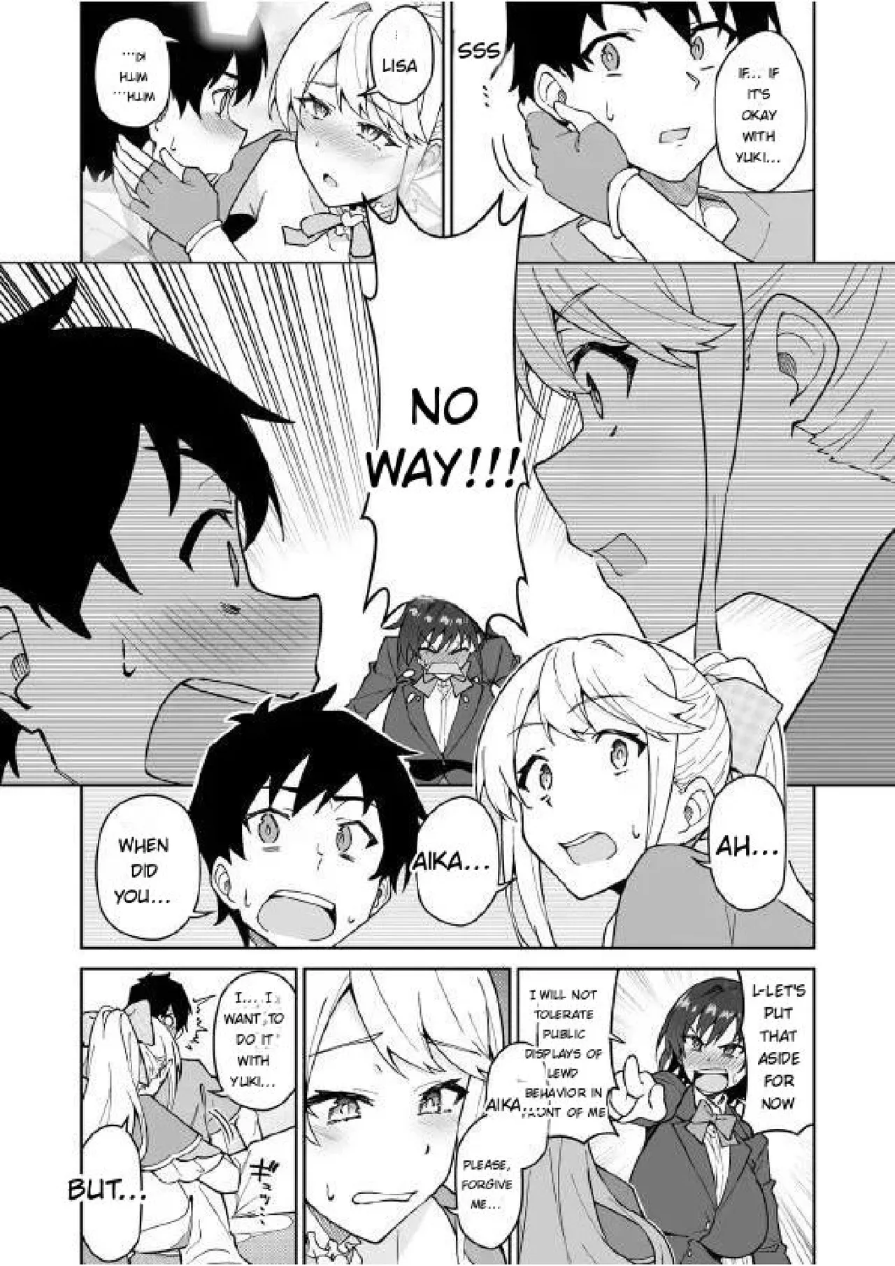 Cross My Heart ~Tsundere Fuuki Iin to Kinpatsu Bishoujo Ryuugakusei~ page 20