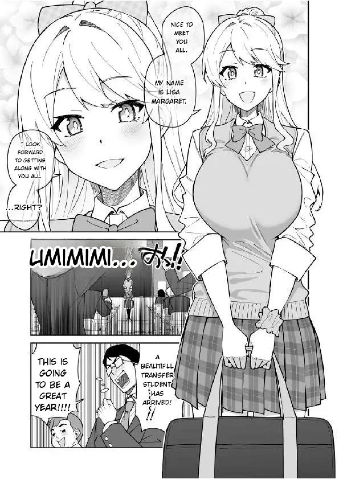 Cross My Heart ~Tsundere Fuuki Iin to Kinpatsu Bishoujo Ryuugakusei~ page 8