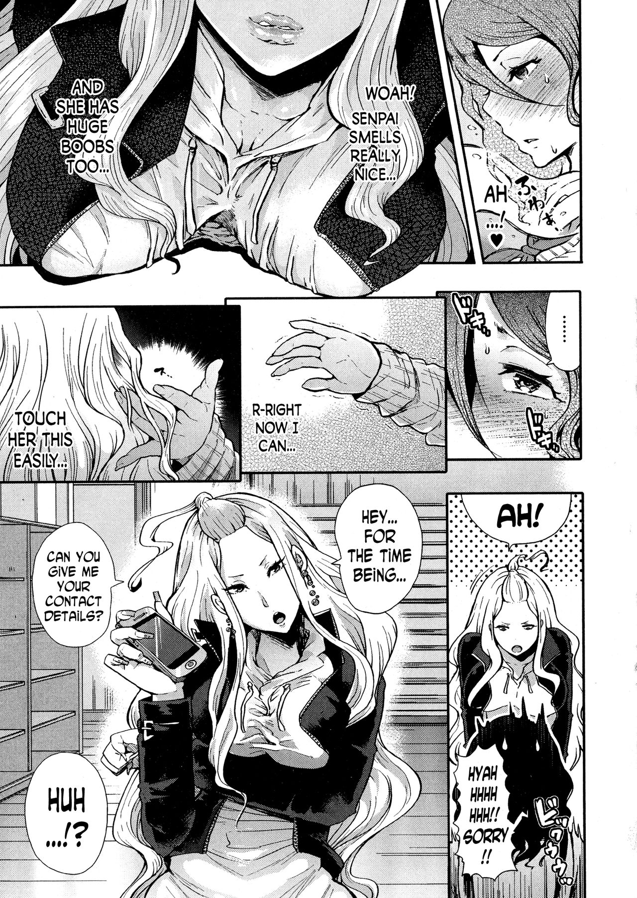 Crossdressed Kouhai-kun x Man-Hater -chan page 11