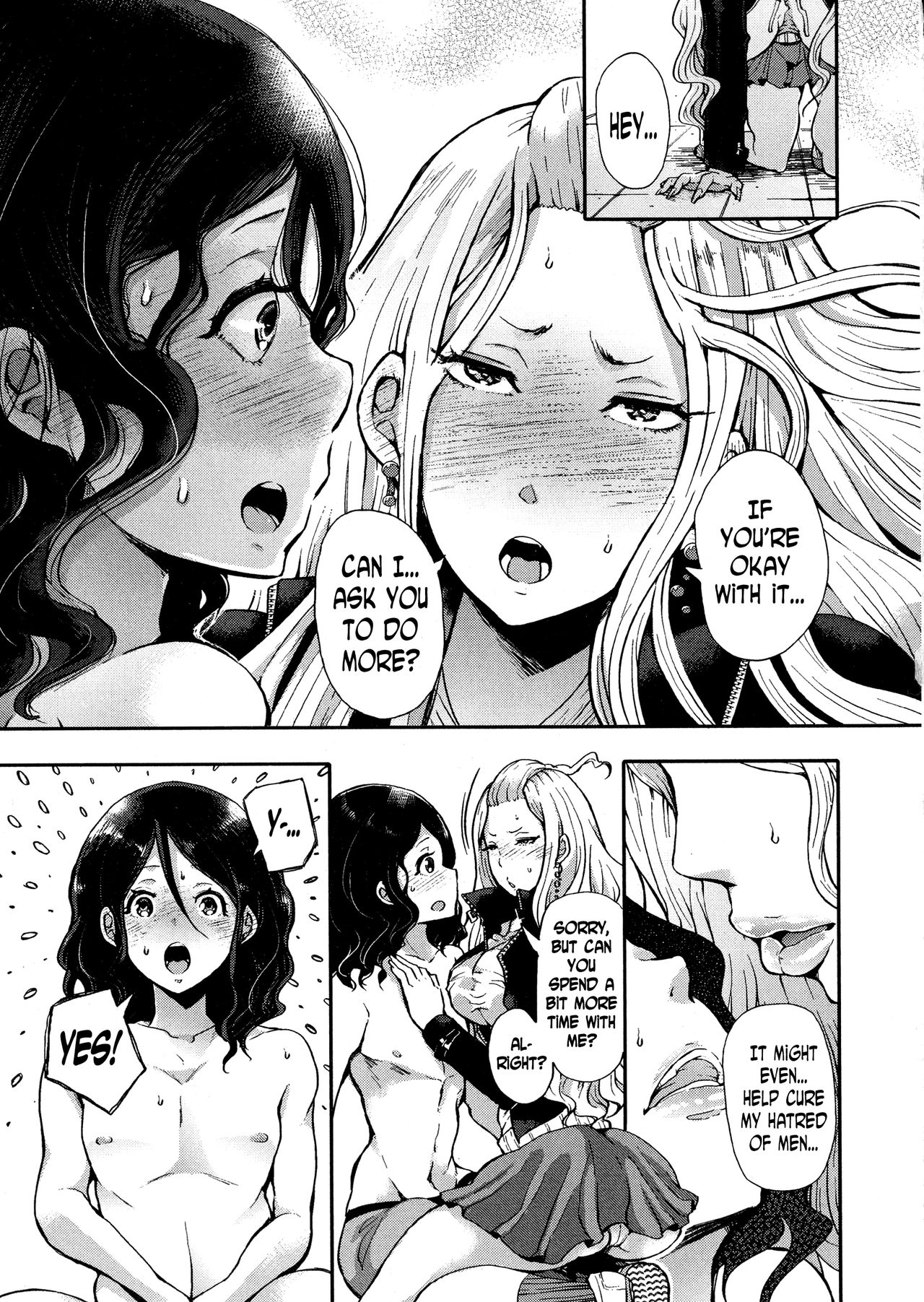 Crossdressed Kouhai-kun x Man-Hater -chan page 23