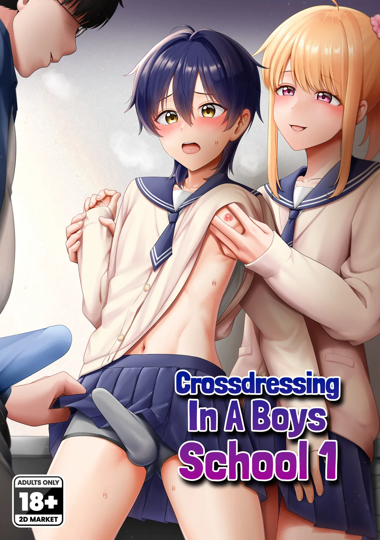 Crossdressing in a Boys School 1 page 1