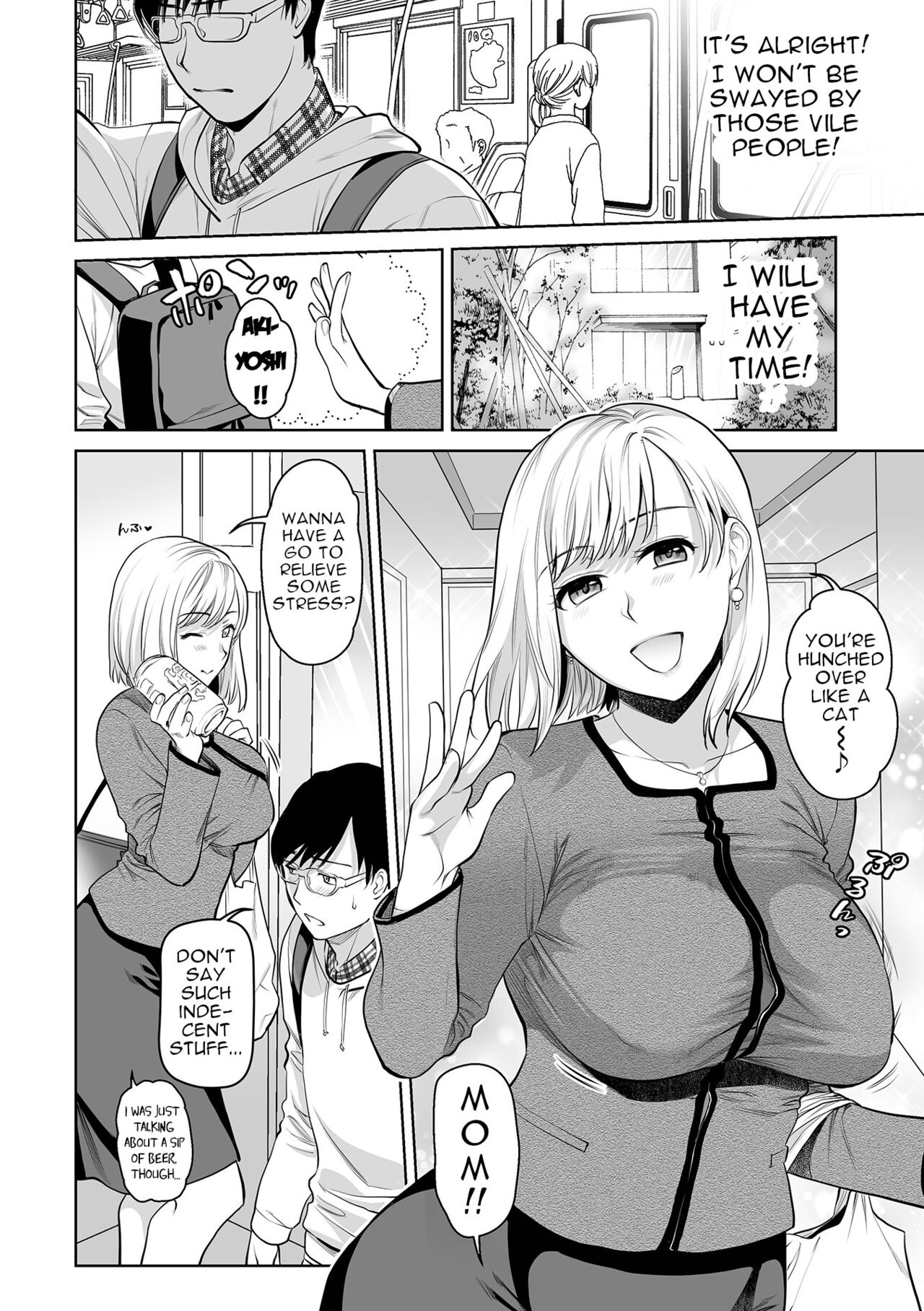 Cumming Together with Mom♪ page 4