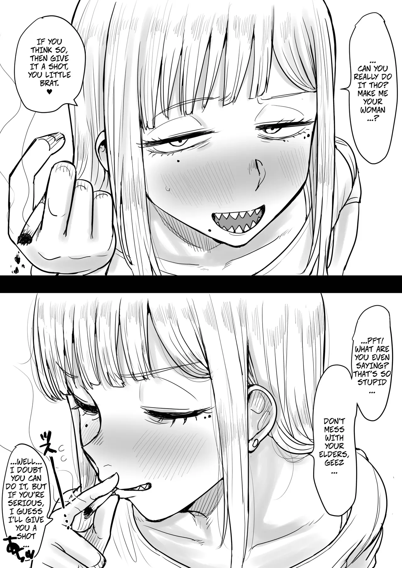Cute, Shark-toothed Yoko-san page 4