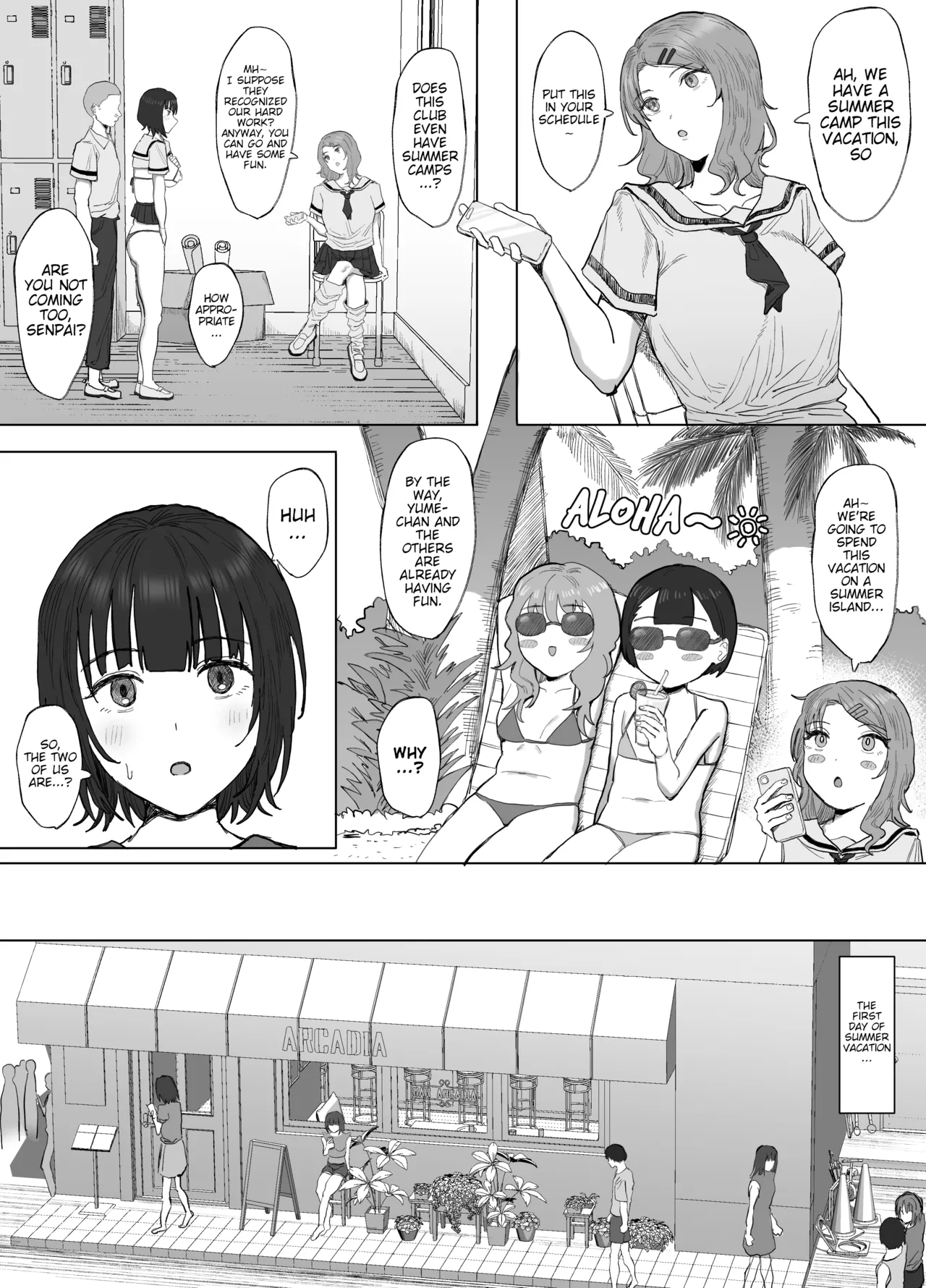 Daily life of the Volunteer club (Yarisa): A night at the summer camp edition page 14