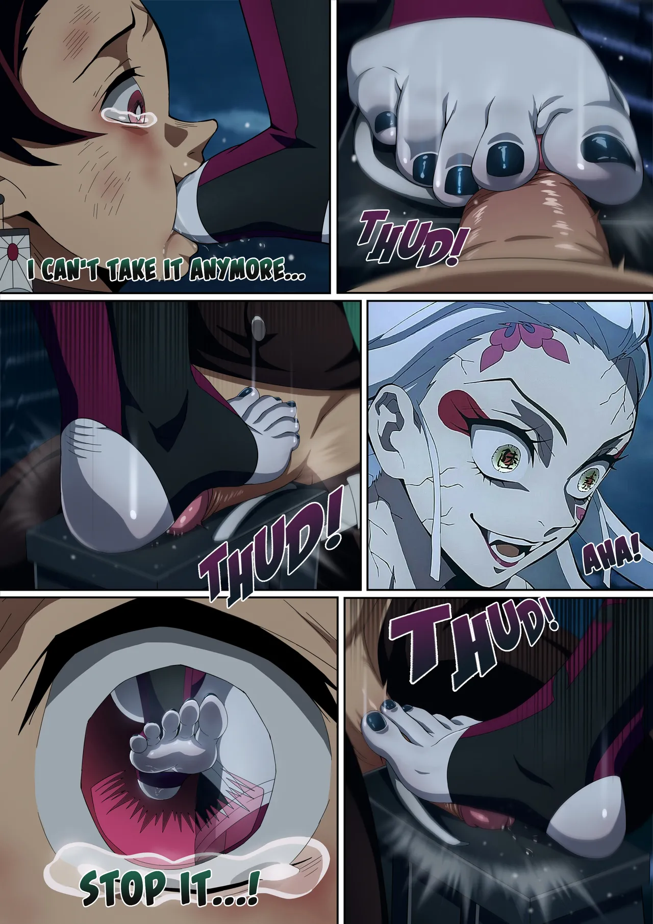 Daki’s Blood Demon Art: Trample 堕姫の血鬼術・紅蓮践踏 page 17