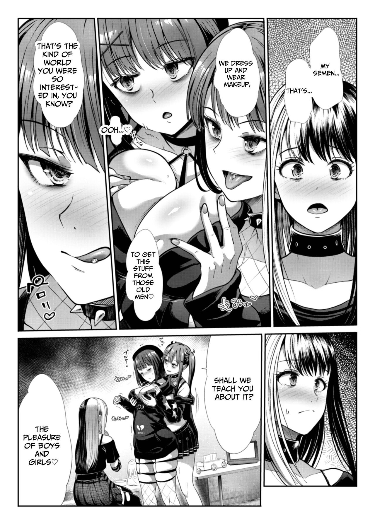 DANGEROUS BITCHS: A Jirai-kei Boy Milked Dry By Sex♥ page 16