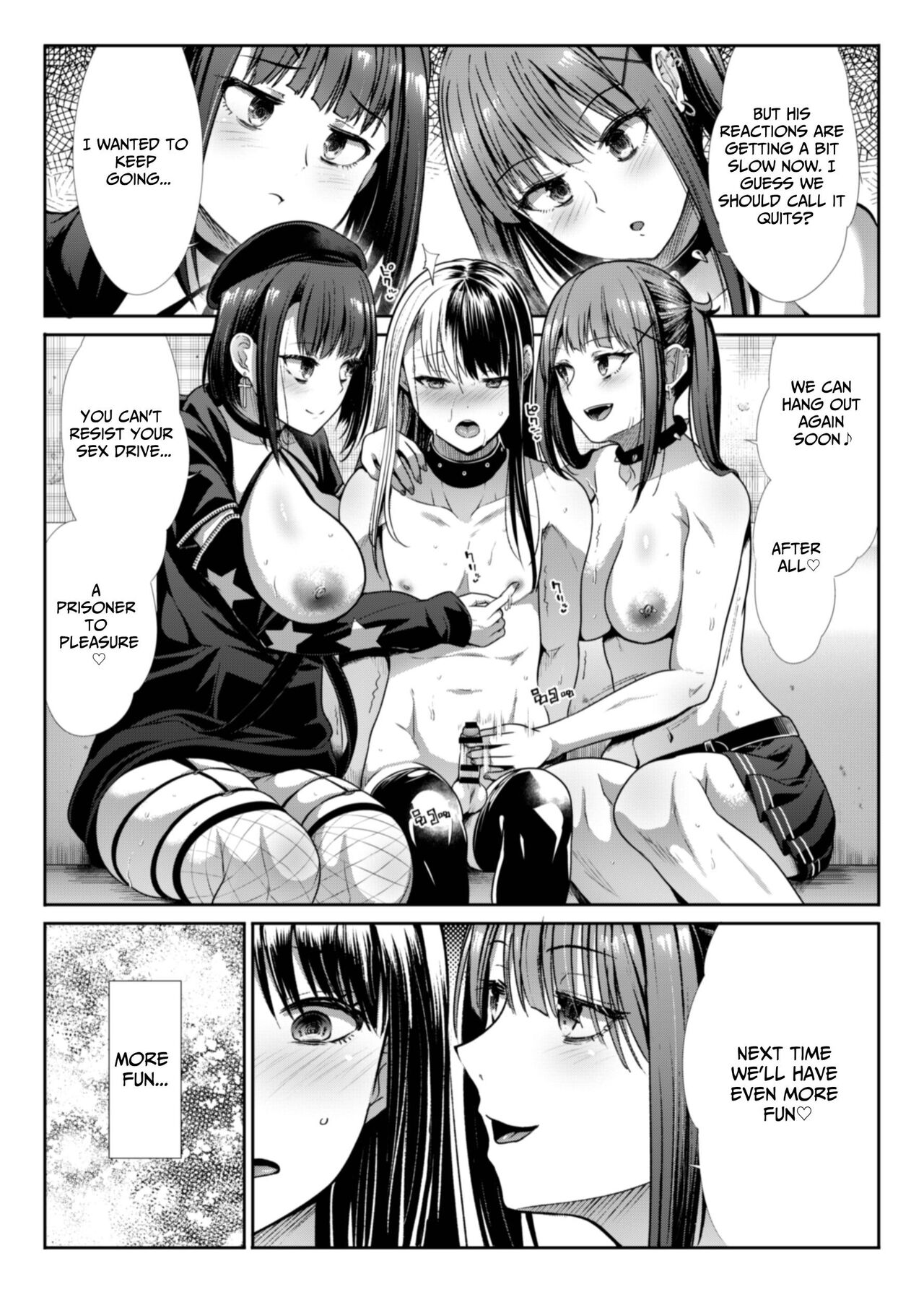 DANGEROUS BITCHS: A Jirai-kei Boy Milked Dry By Sex♥ page 32