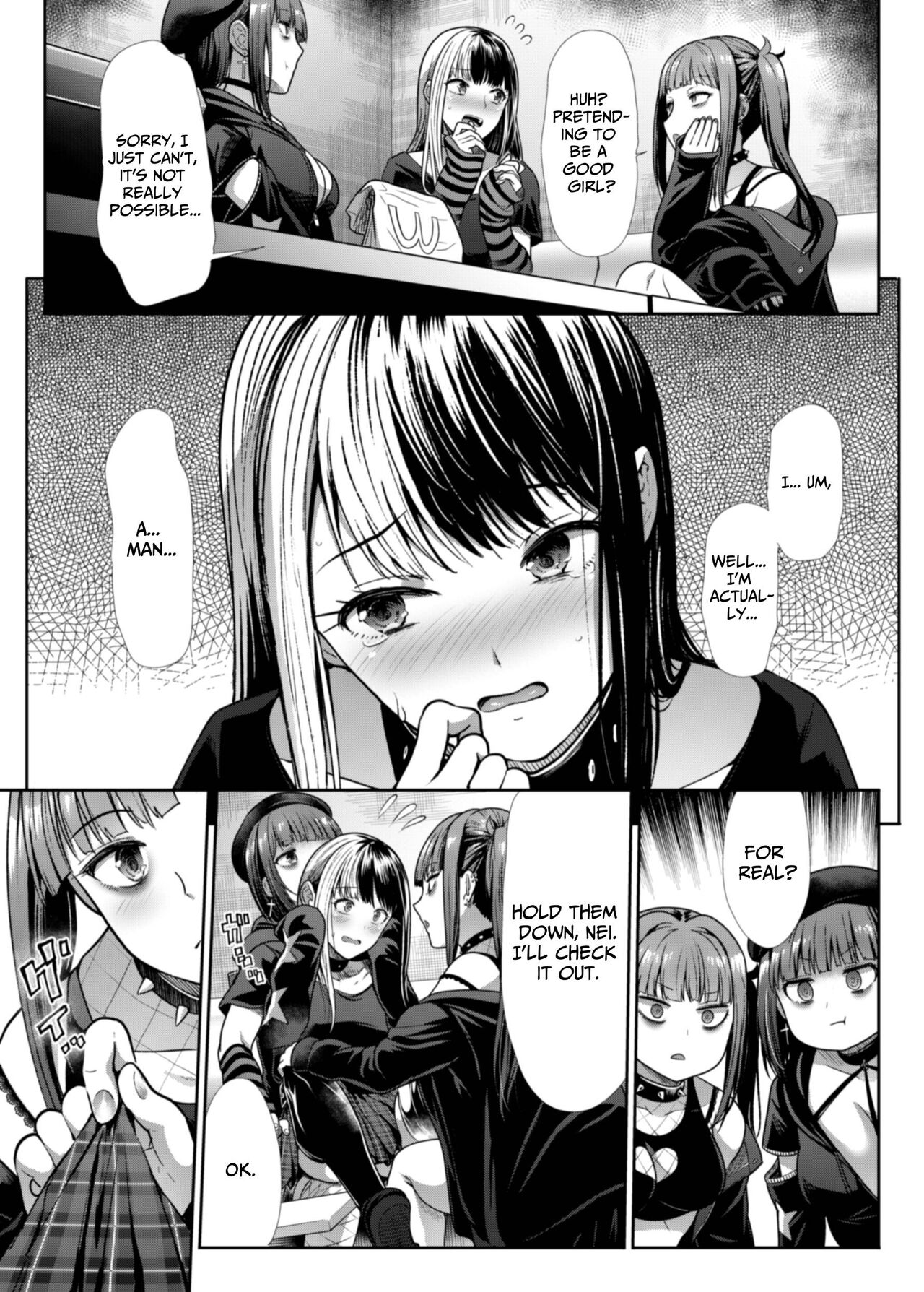 DANGEROUS BITCHS: A Jirai-kei Boy Milked Dry By Sex♥ page 8