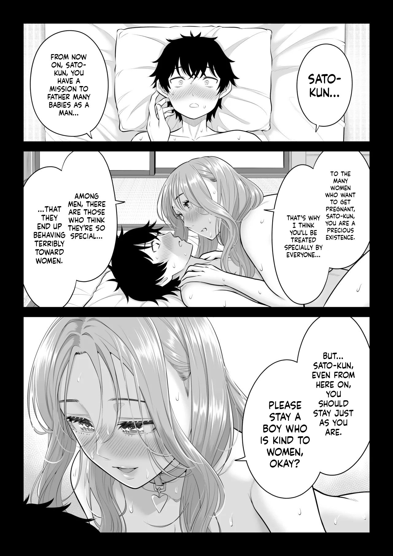 Dansei ga Kyokutan ni Sukunai Kono Sekai de wa, Seishi wa Kichou na Shigen desu. Sono 3 page 136