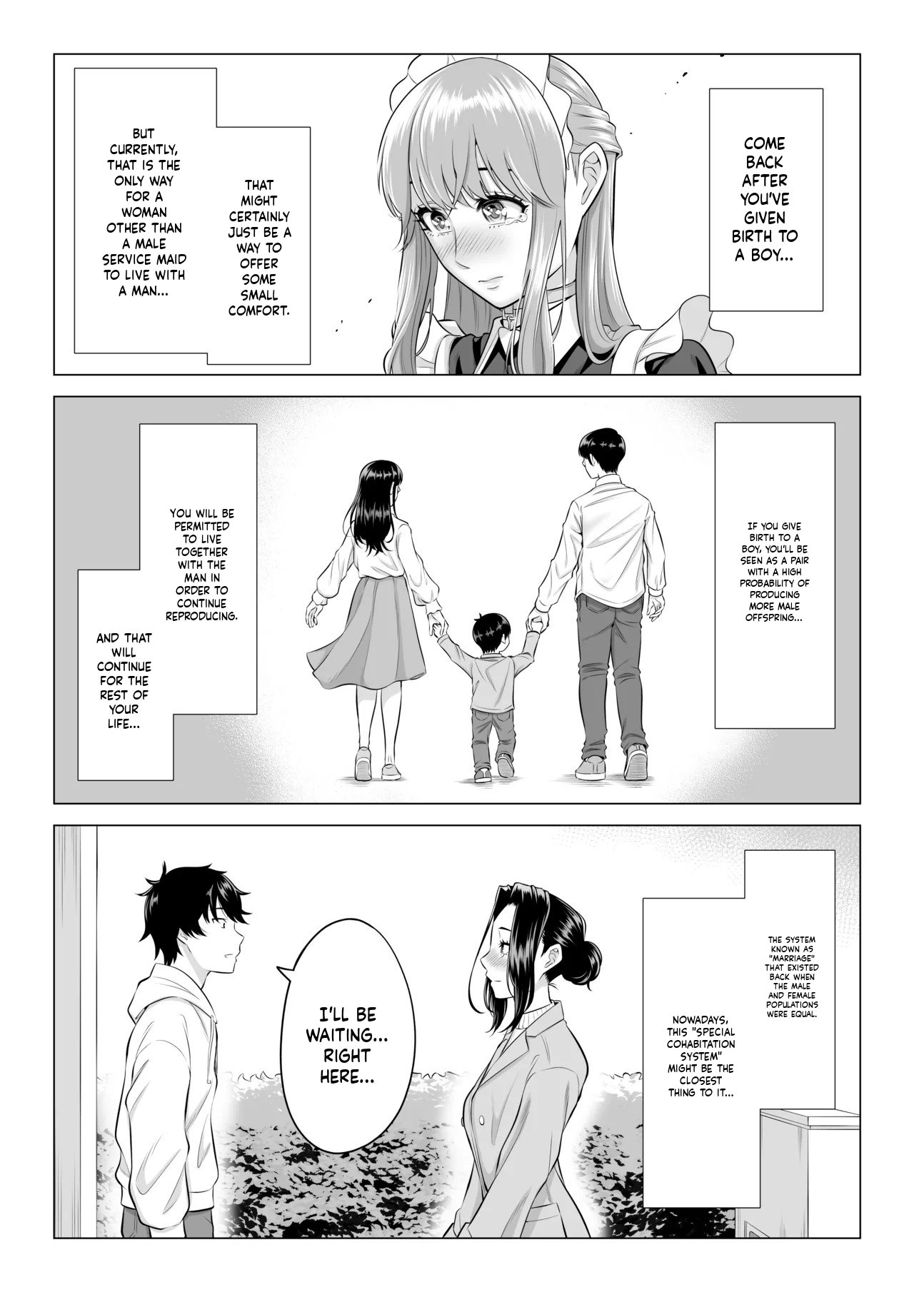 Dansei ga Kyokutan ni Sukunai Kono Sekai de wa, Seishi wa Kichou na Shigen desu. Sono 3 page 68