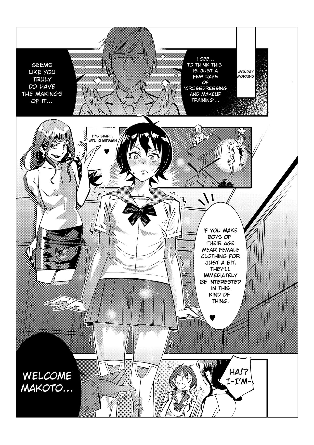 Danshi dake ga Kayoeru Joshikou Onoyuri Gakuen Chapters 2-5 page 19