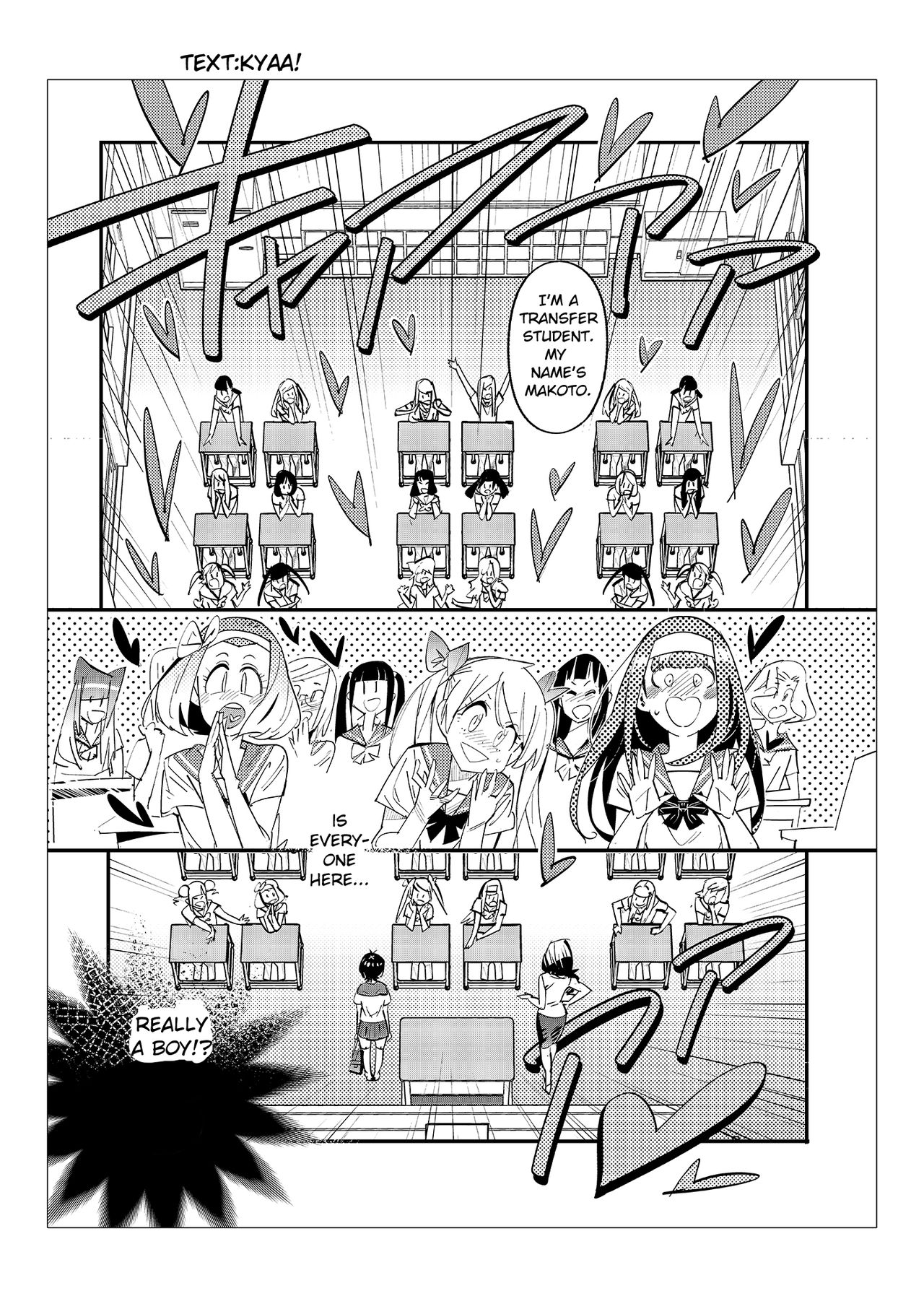 Danshi dake ga Kayoeru Joshikou Onoyuri Gakuen Chapters 2-5 page 24
