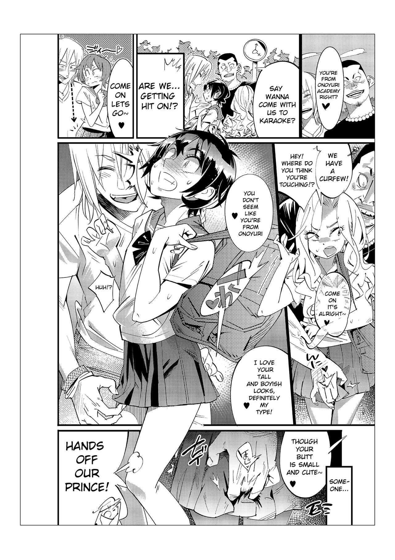 Danshi dake ga Kayoeru Joshikou Onoyuri Gakuen Chapters 2-5 page 33