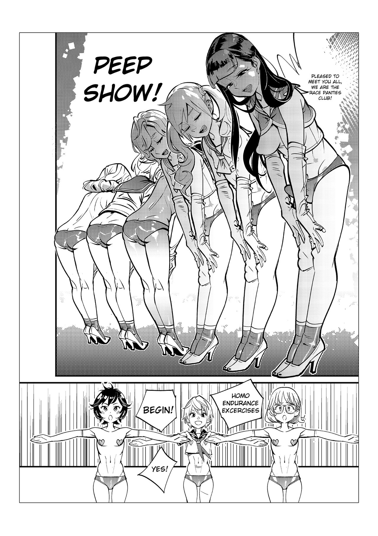 Danshi dake ga Kayoeru Joshikou Onoyuri Gakuen Chapters 2-5 page 62