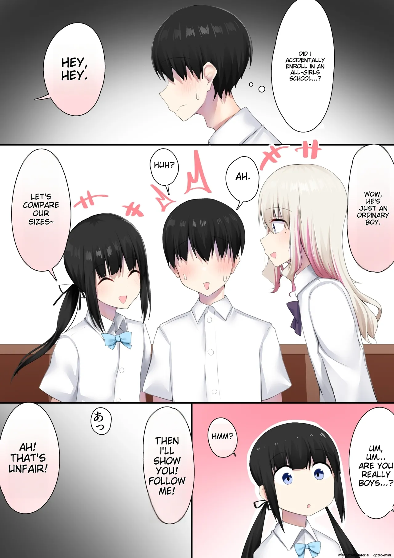 Danshikou ni Nyuugaku Shitara Ore Igai Zennin Otokonoko datta page 4