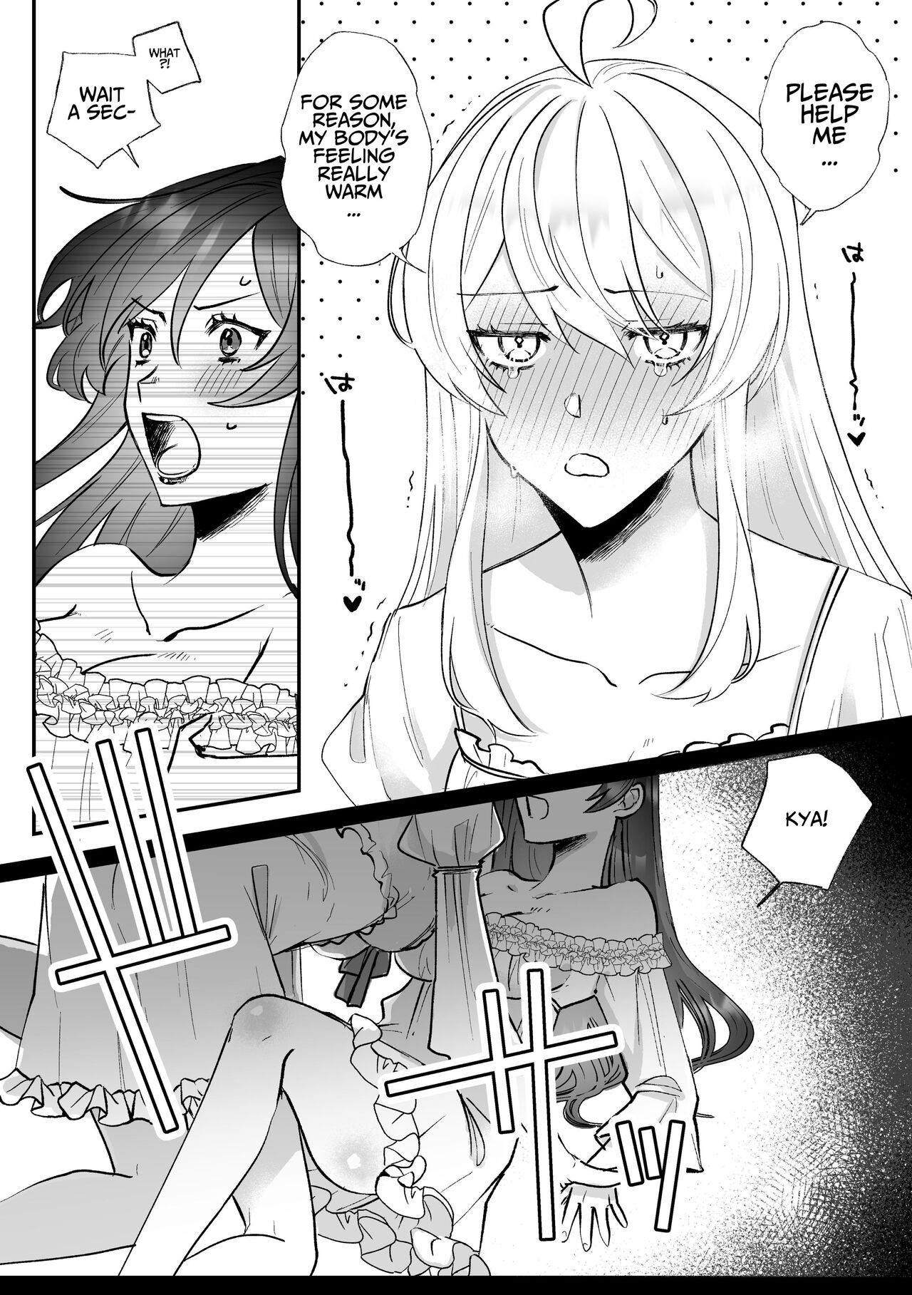 Danzai Route o Kaihi Shiyou to Shita Akuyaku Reijou wa Futanari Seijo no Imouto ni Dekiai Saremashita page 16