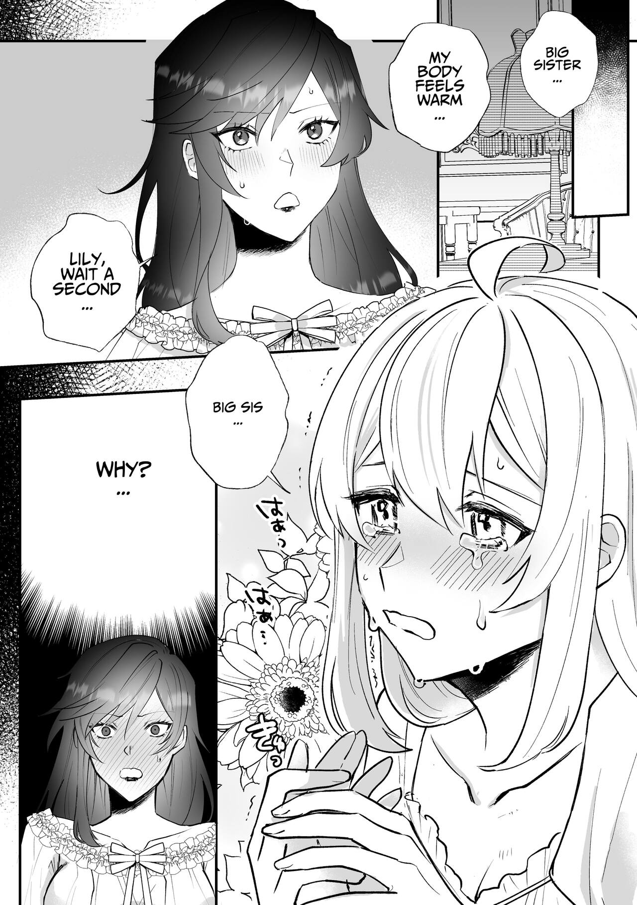 Danzai Route o Kaihi Shiyou to Shita Akuyaku Reijou wa Futanari Seijo no Imouto ni Dekiai Saremashita page 3