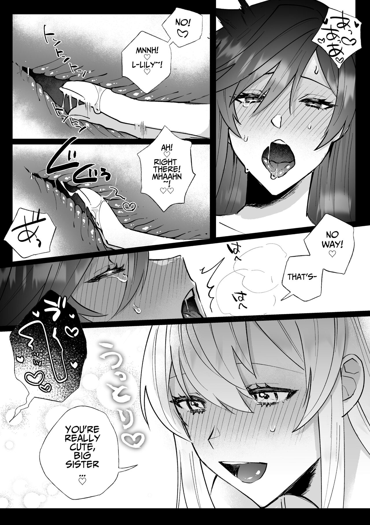 Danzai Route o Kaihi Shiyou to Shita Akuyaku Reijou wa Futanari Seijo no Imouto ni Dekiai Saremashita page 30
