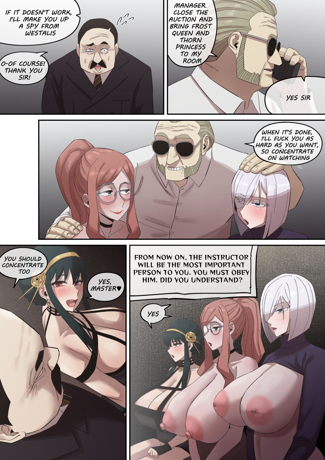 Daraku Mesu-tachi no Shoufu Nisshi (SPY x FAMILY) + Ending 1 and 2 page 49