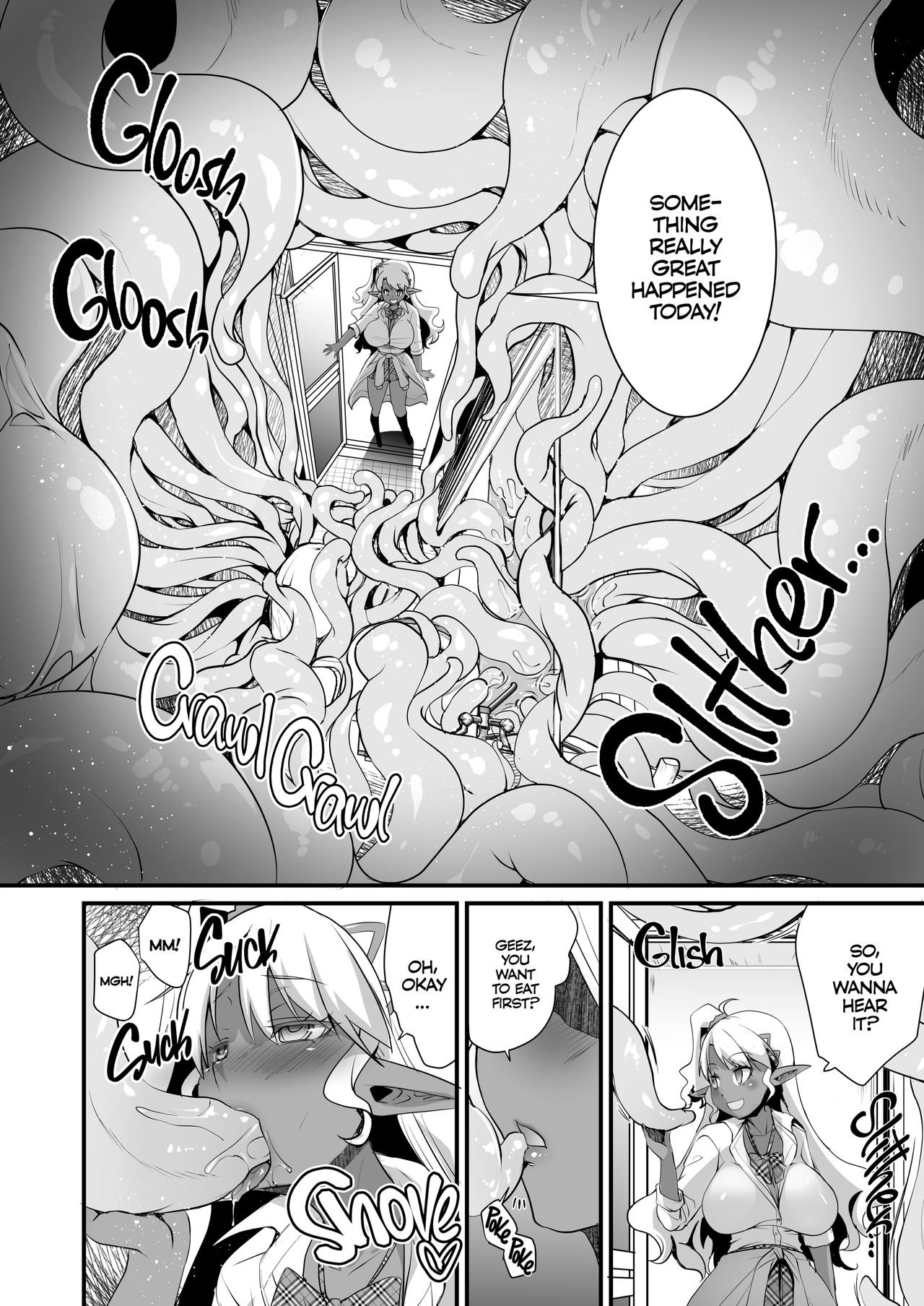 Dark Elf Schoolgirl Raises Tentacles page 11