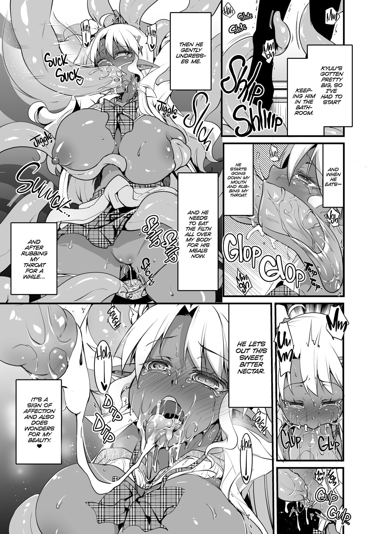 Dark Elf Schoolgirl Raises Tentacles page 12