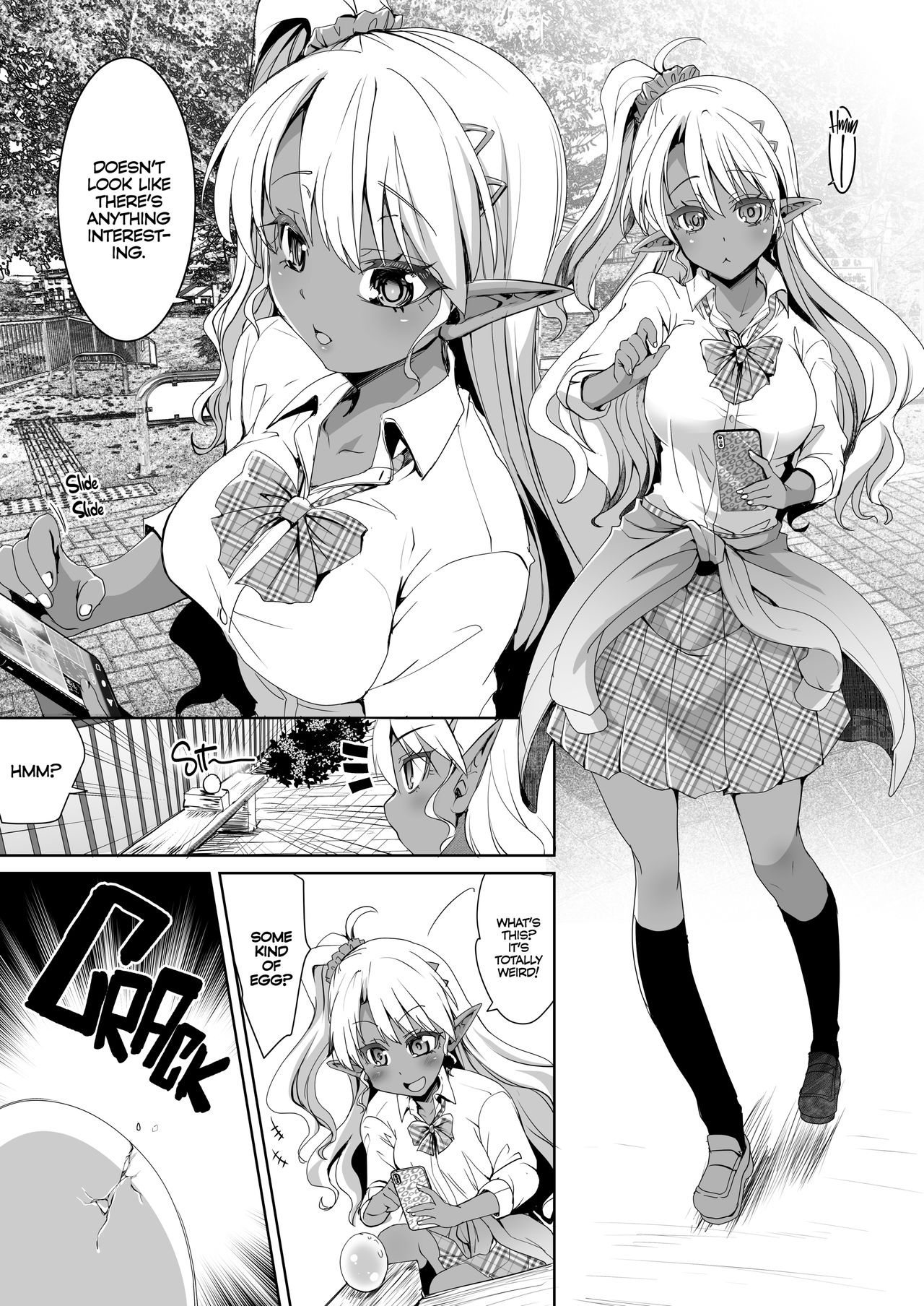 Dark Elf Schoolgirl Raises Tentacles page 2