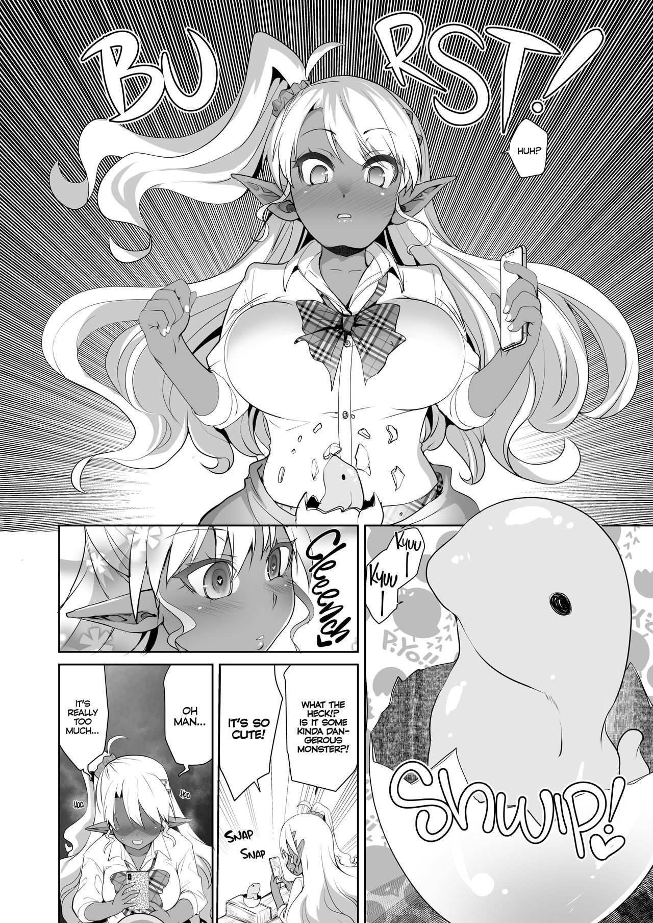 Dark Elf Schoolgirl Raises Tentacles page 3