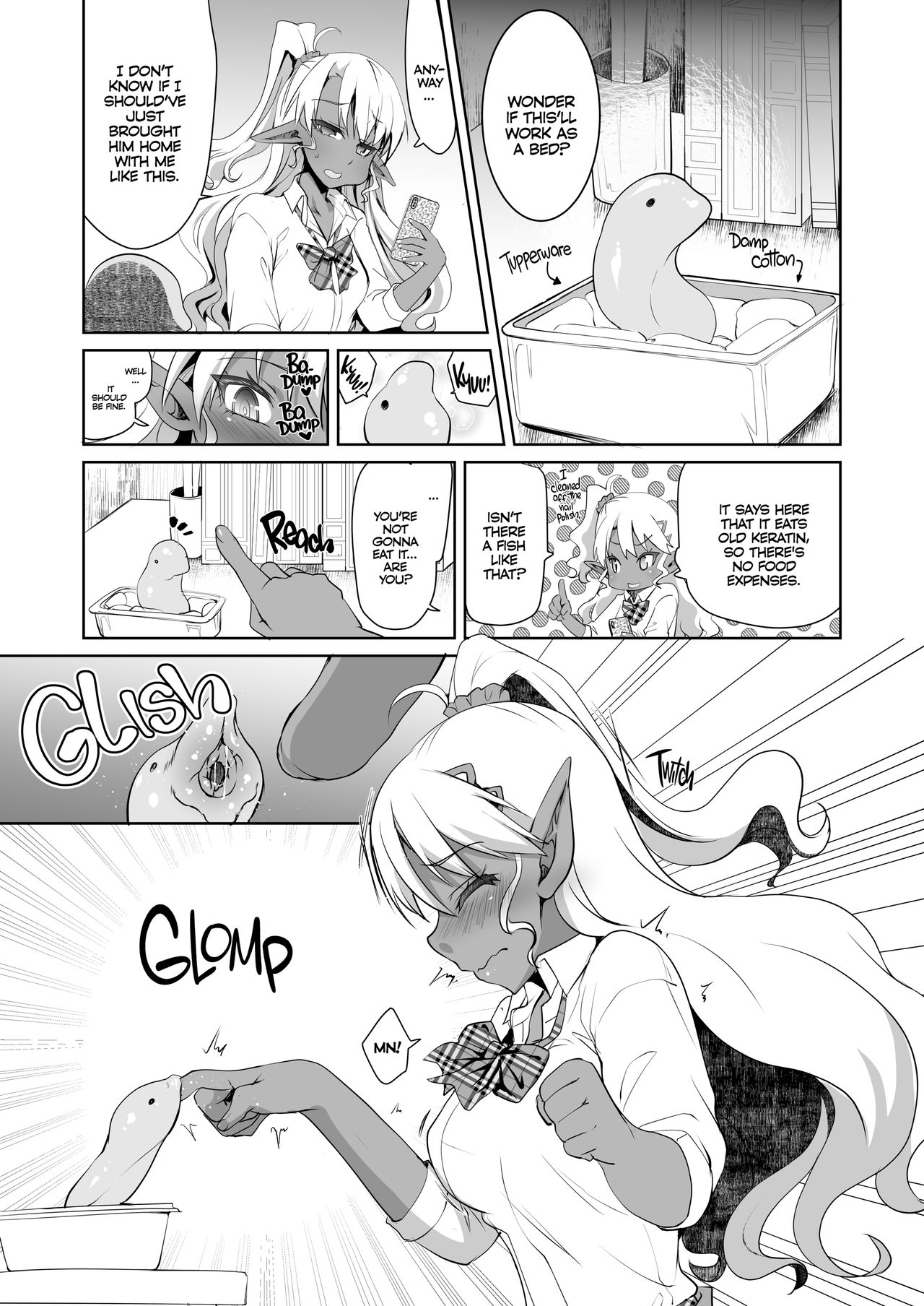 Dark Elf Schoolgirl Raises Tentacles page 4