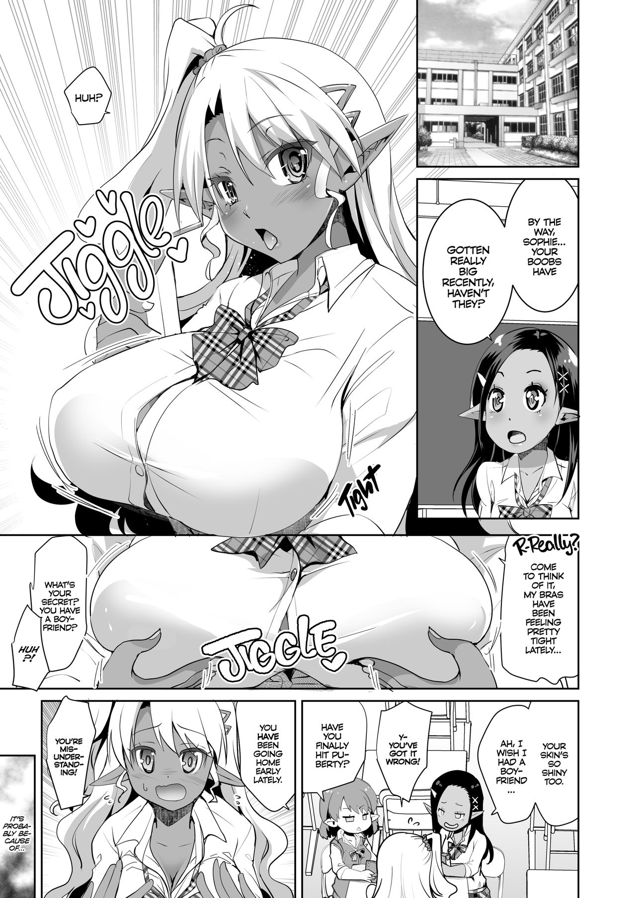 Dark Elf Schoolgirl Raises Tentacles page 6
