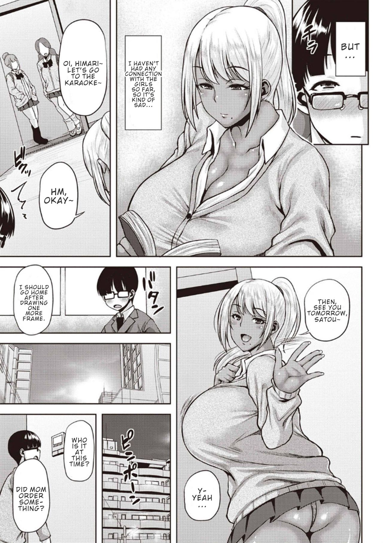 Dark-Skinned Gal Senpai of the Manga Club! page 3
