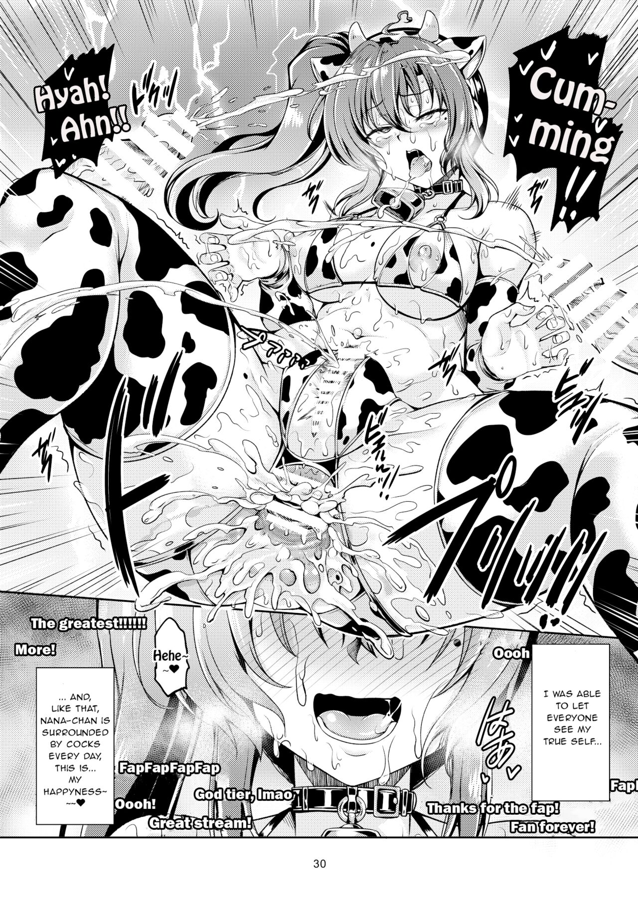 Darkside Streamer Take 1 Blackmail! The Fall of the Anal Maniac Student Council President -Yukino Kanami- page 34