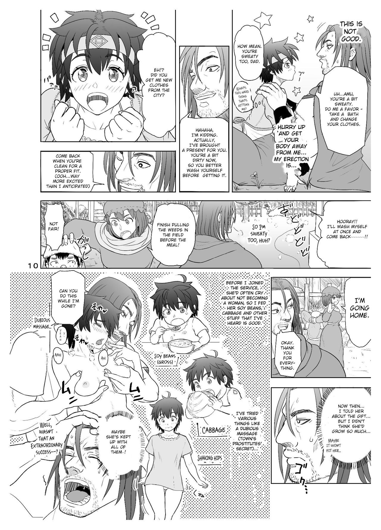 Datte Otoko wa Kedamono da mono Dai 1-wa Otou-san wa Ookami-san? page 10