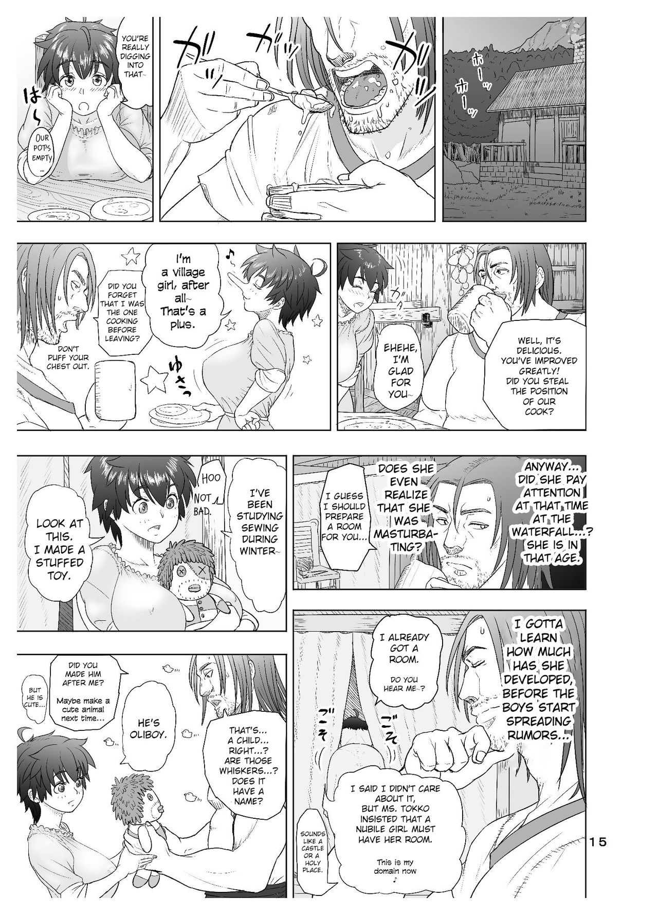 Datte Otoko wa Kedamono da mono Dai 1-wa Otou-san wa Ookami-san? page 15
