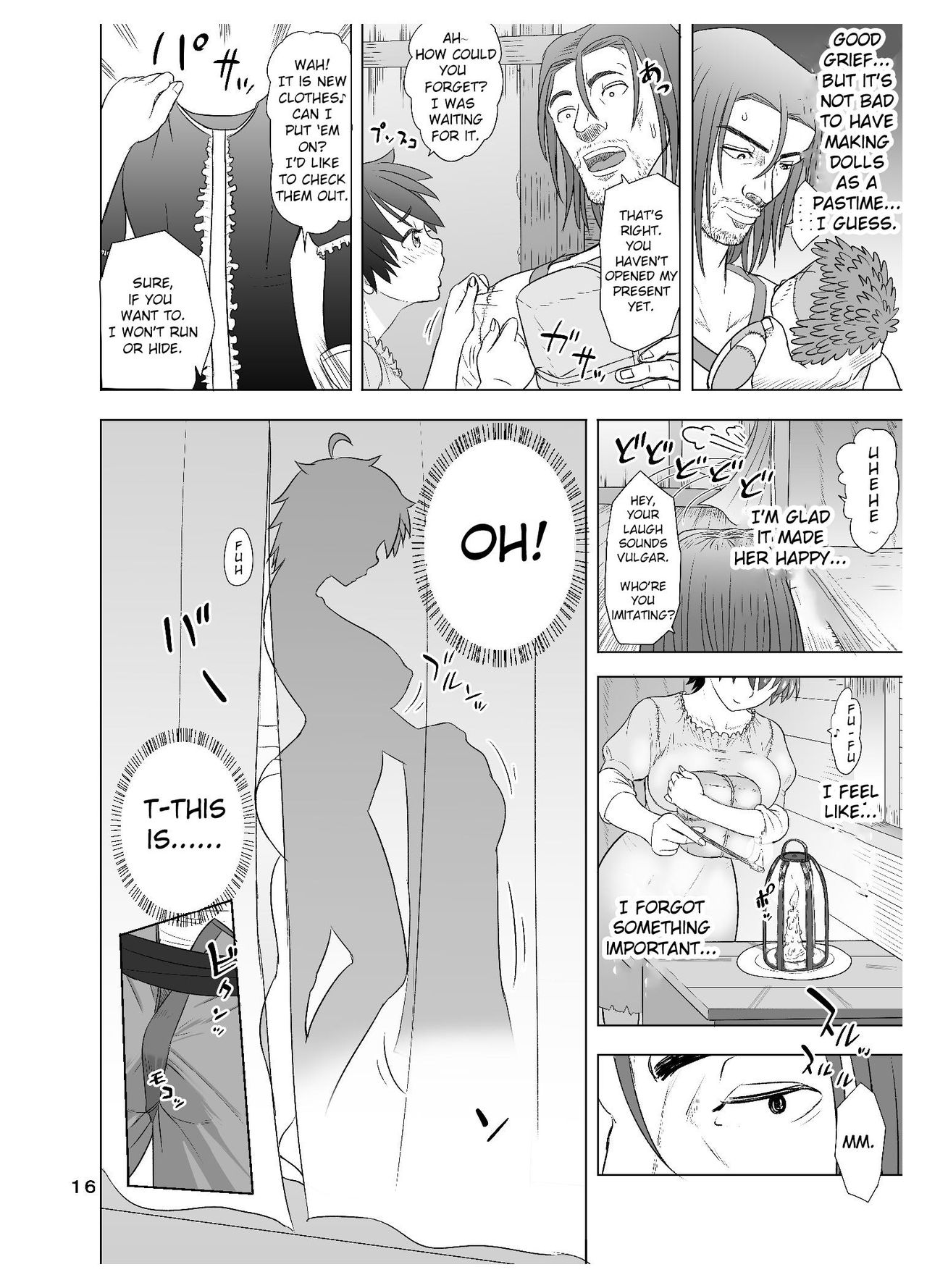 Datte Otoko wa Kedamono da mono Dai 1-wa Otou-san wa Ookami-san? page 16