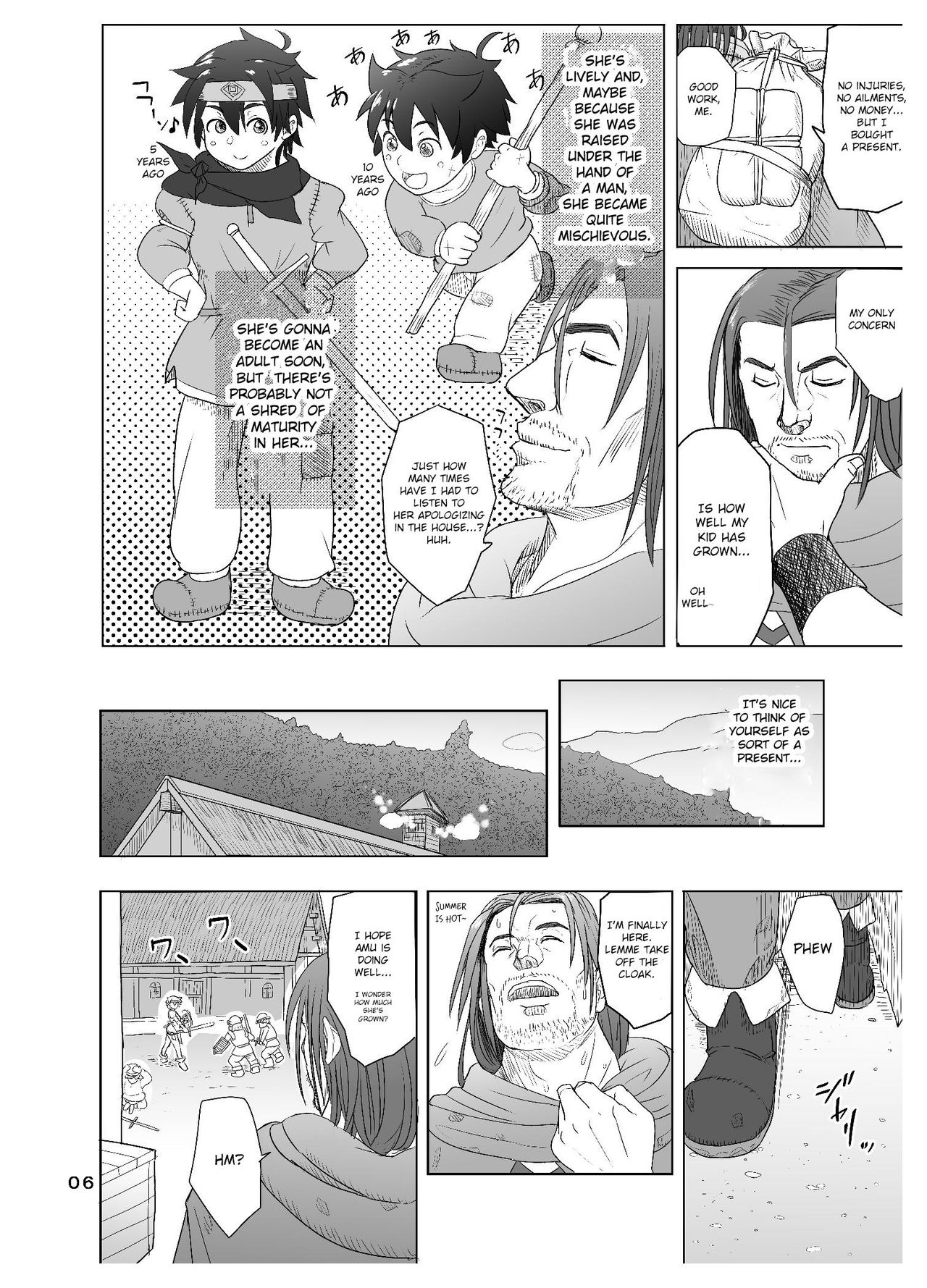 Datte Otoko wa Kedamono da mono Dai 1-wa Otou-san wa Ookami-san? page 6