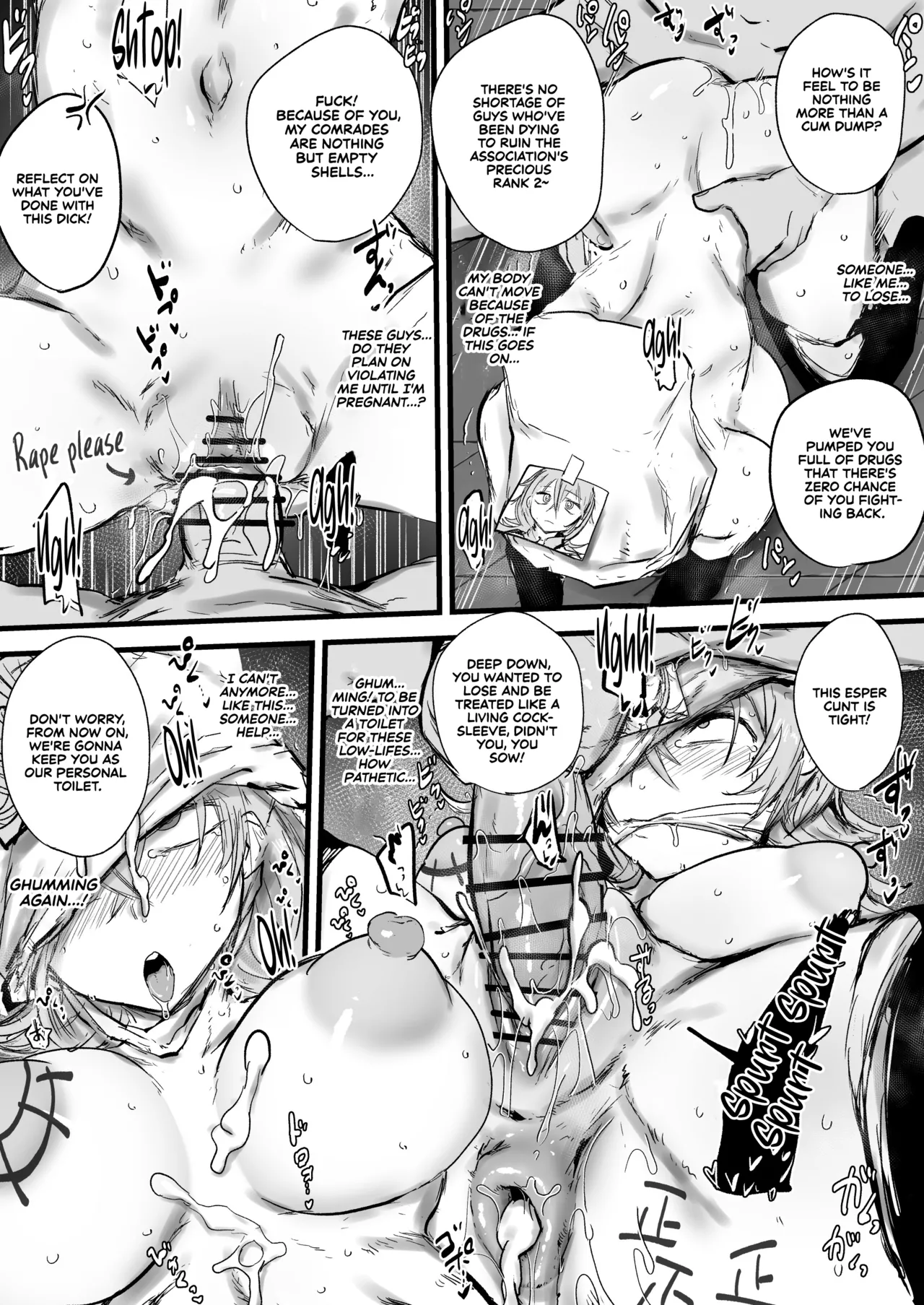 Defeated Espers Turned into Public Toilets for the Enemy Organization page 2