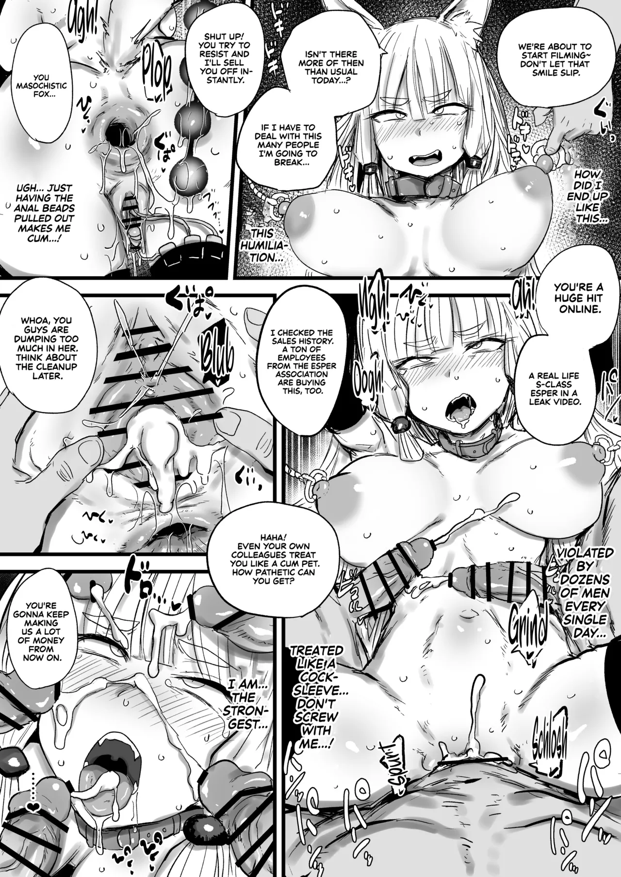 Defeated Espers Turned into Public Toilets for the Enemy Organization page 6