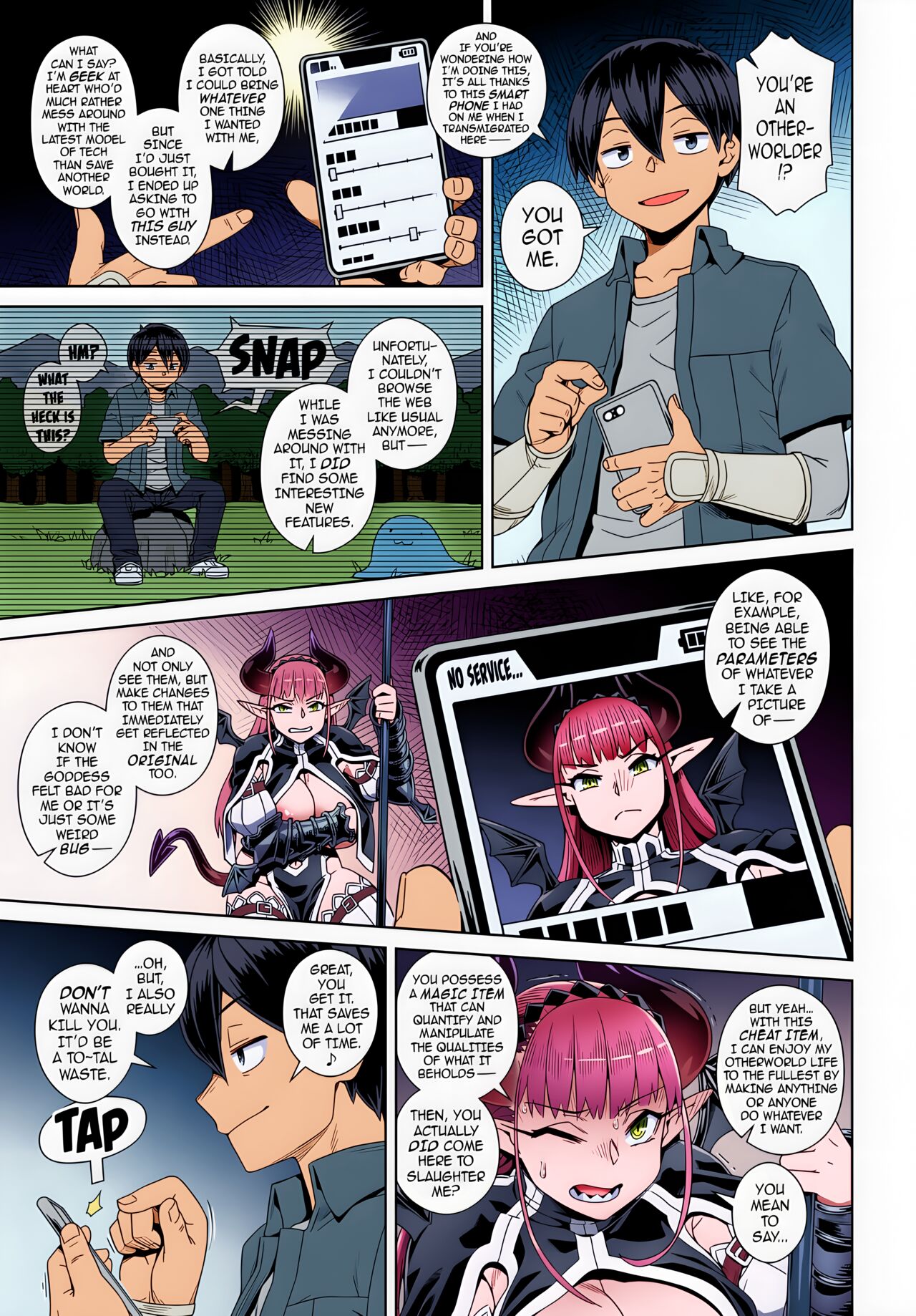 Defeating the Demon Lord (Last Boss) with a Lewd Smart Phone page 5