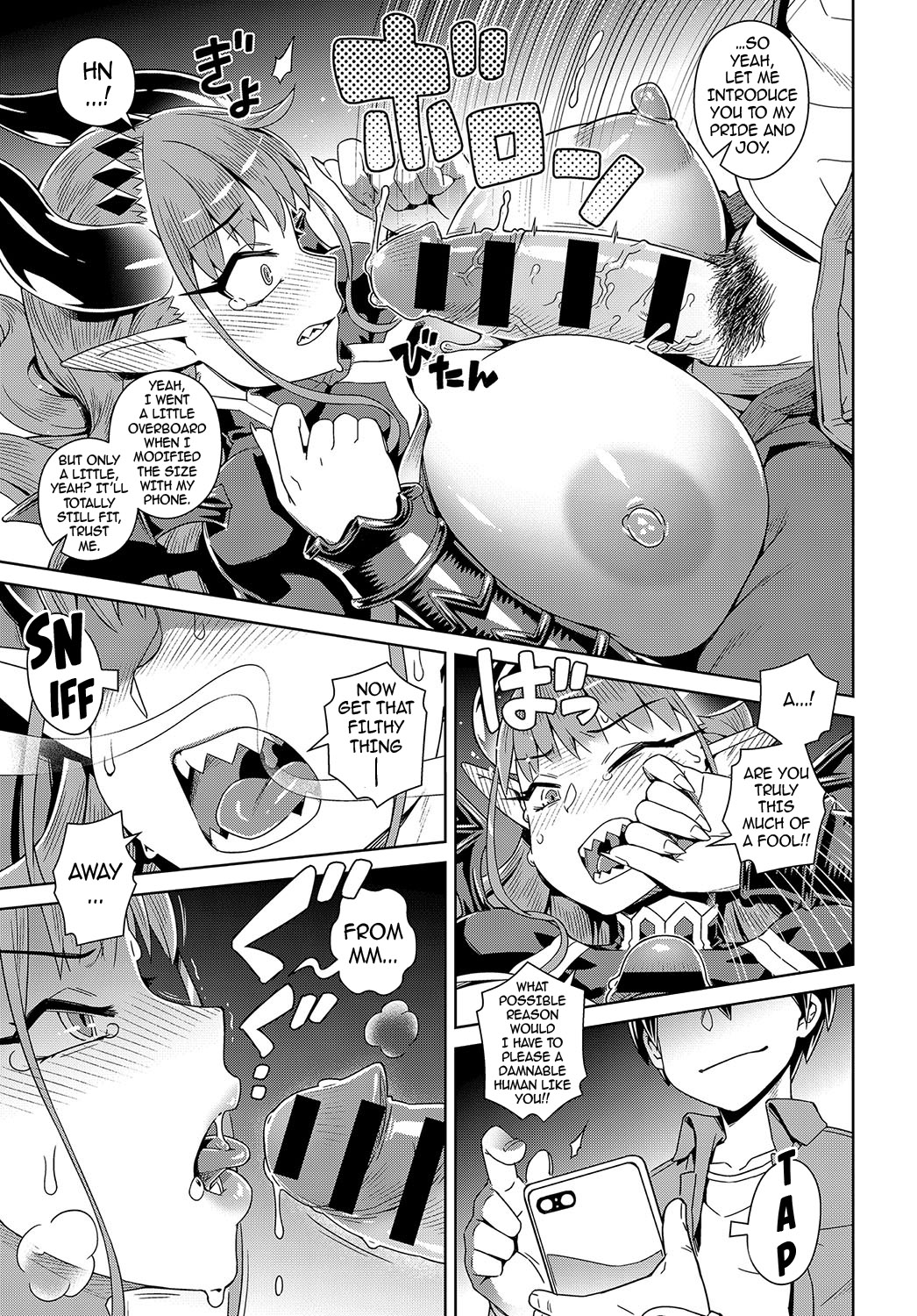 Defeating the Demon Lord (Last Boss) with a Lewd Smart Phone page 11