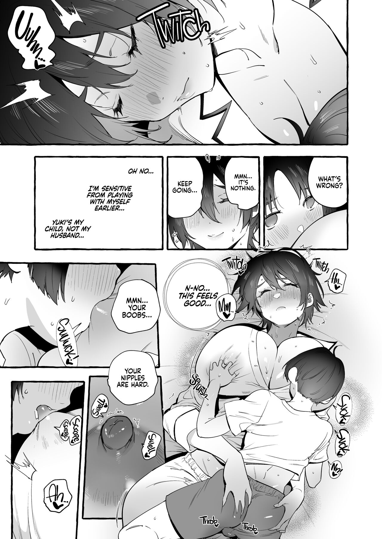Deka Tsuyo Mama wa Boku ni Amai. page 14