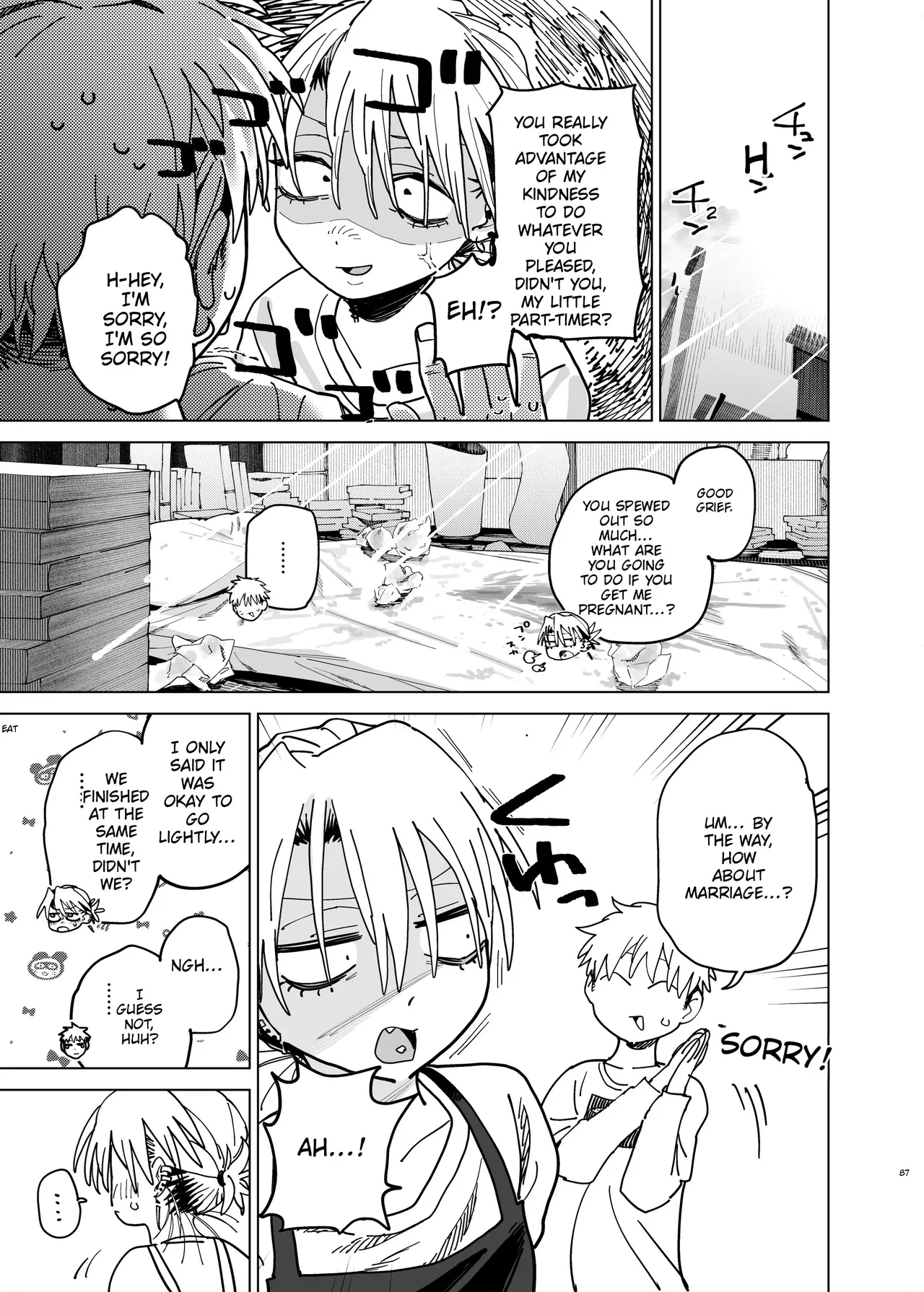 Dekaketsu PowerHara Tenchou ni Shiboraretai! 2 page 86
