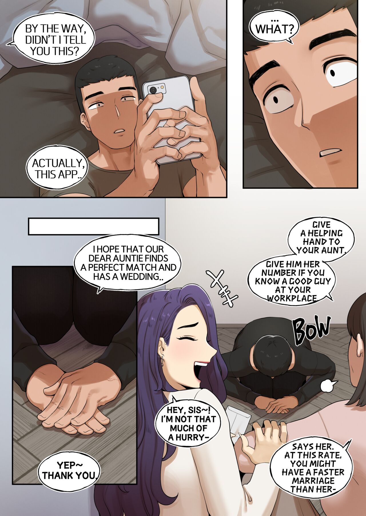 Delivery MILF - Friend's mom and Aunt episodes page 48