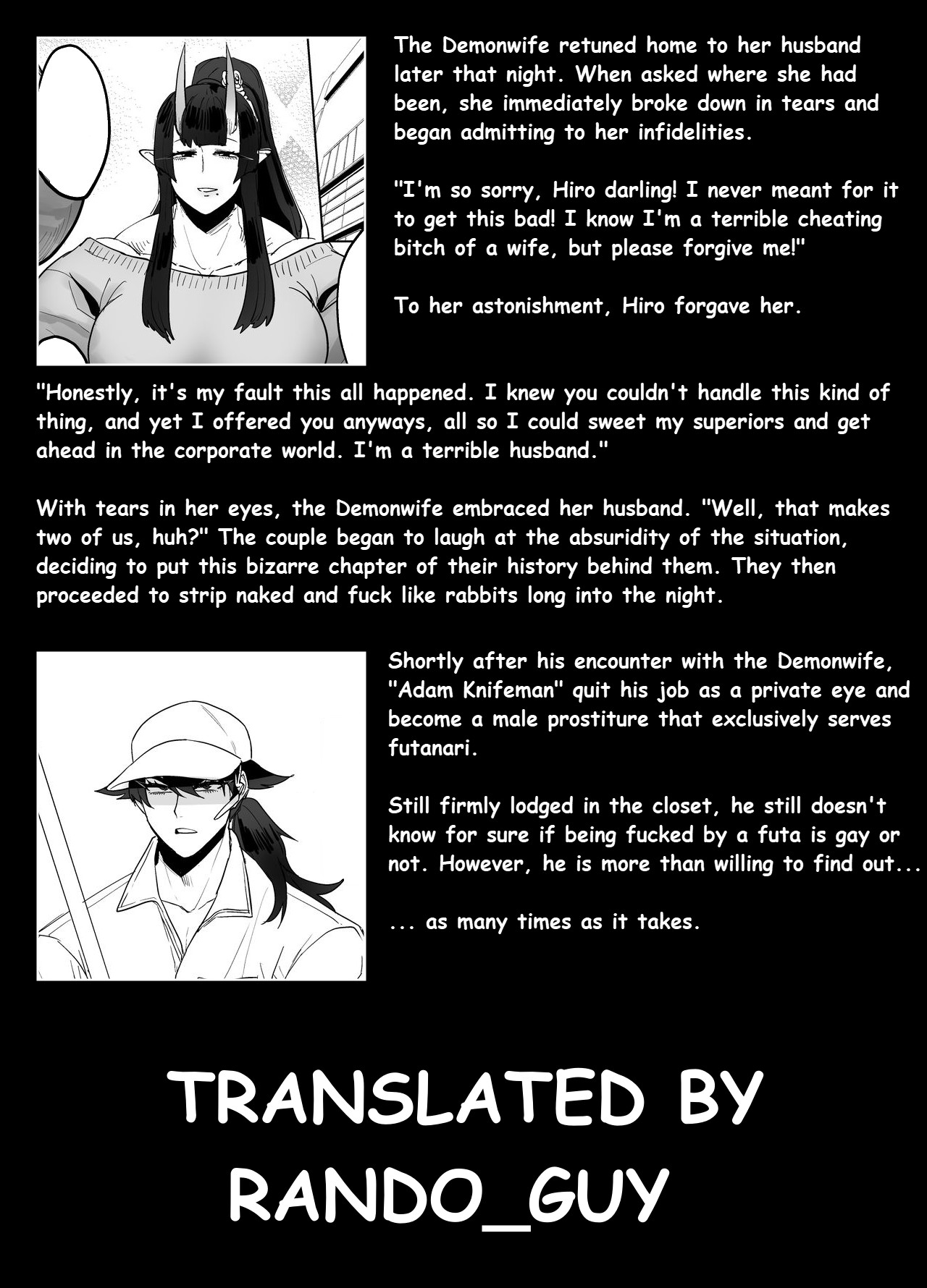 ♂×♂ - Demon Shemale Wife page 23