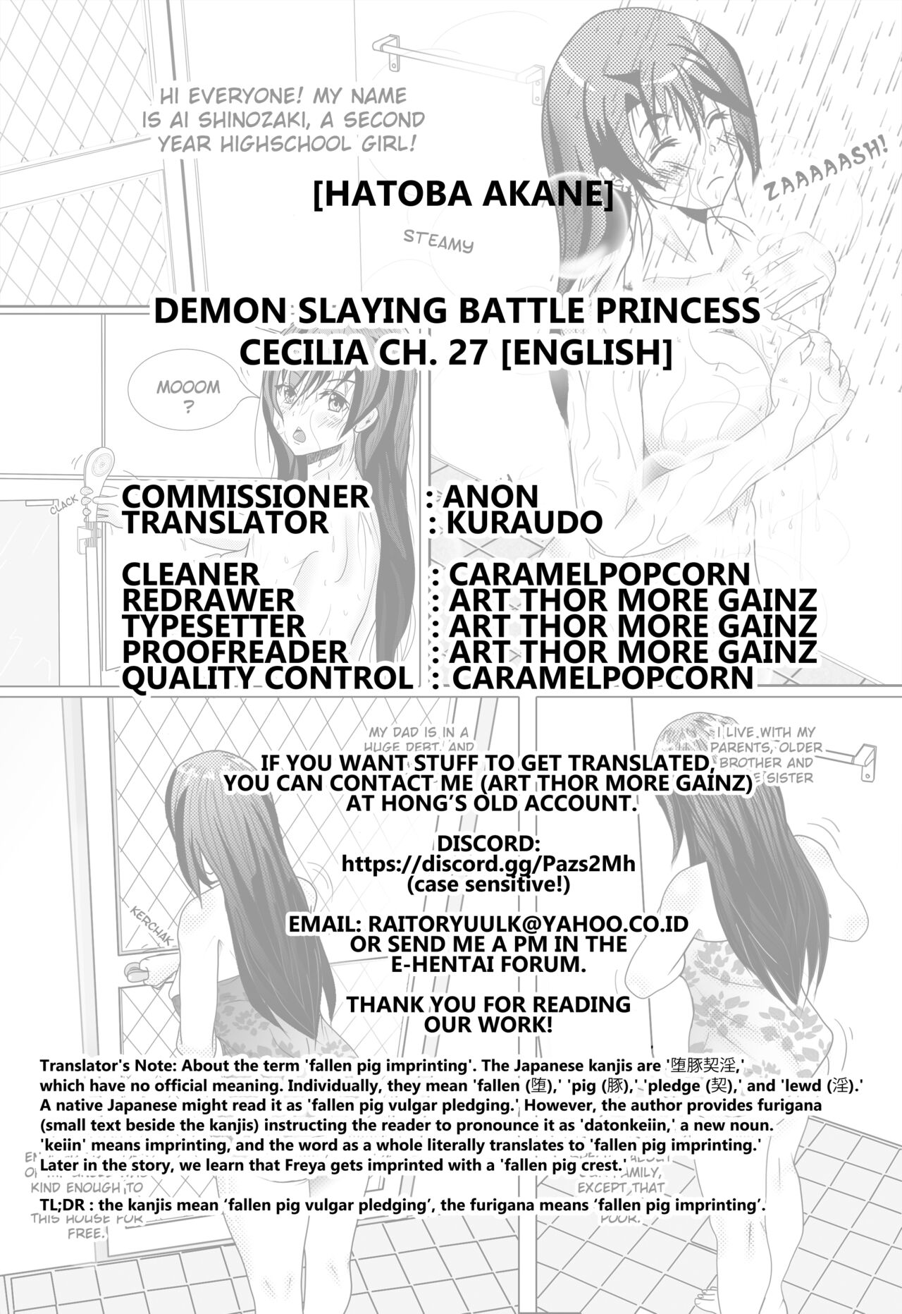 Demon Slaying Battle Princess Cecilia Ch. 27 page 14