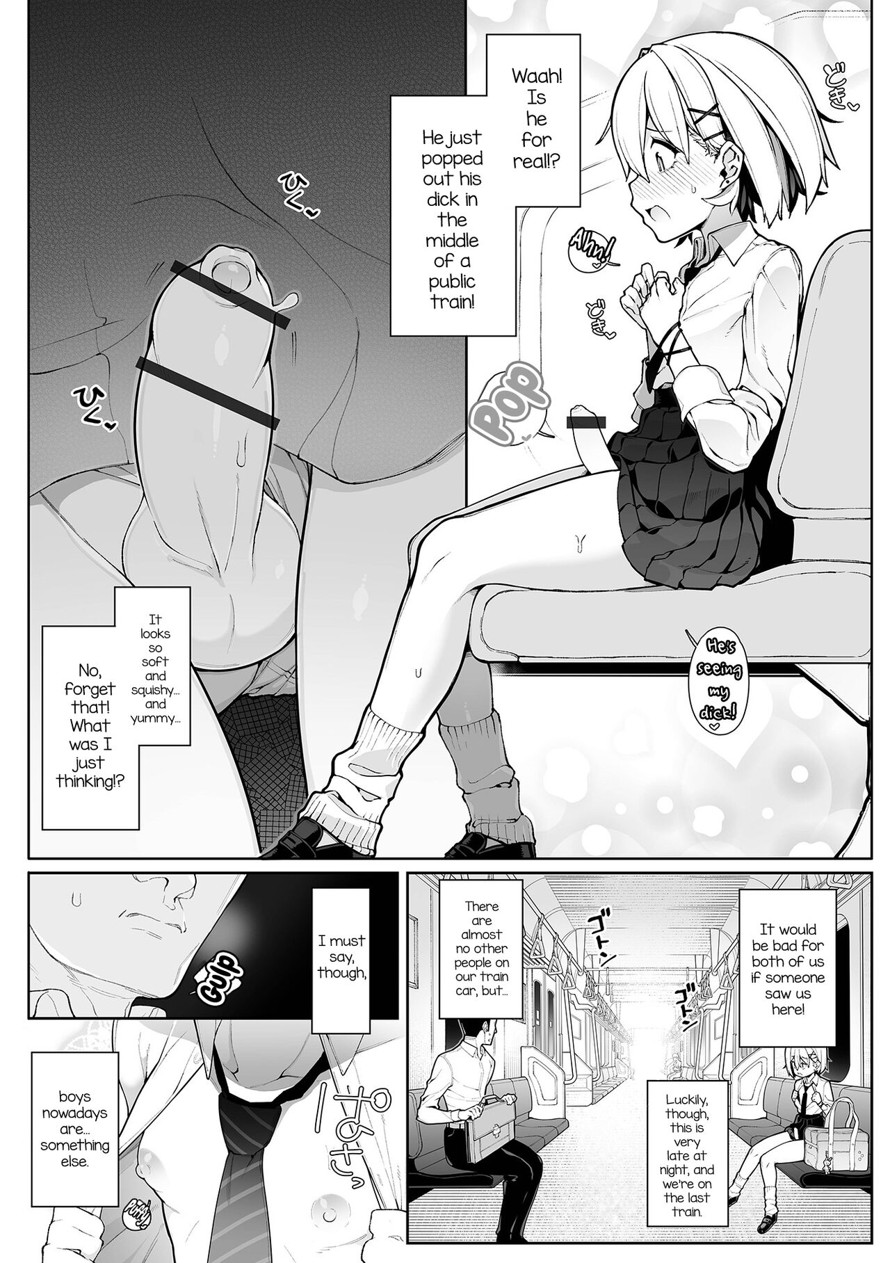 Densha de Yuuwaku Otokonoko! page 4