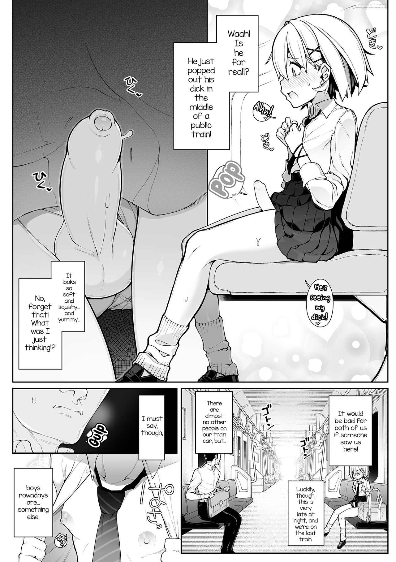 Densha de Yuuwaku Otokonoko! page 4