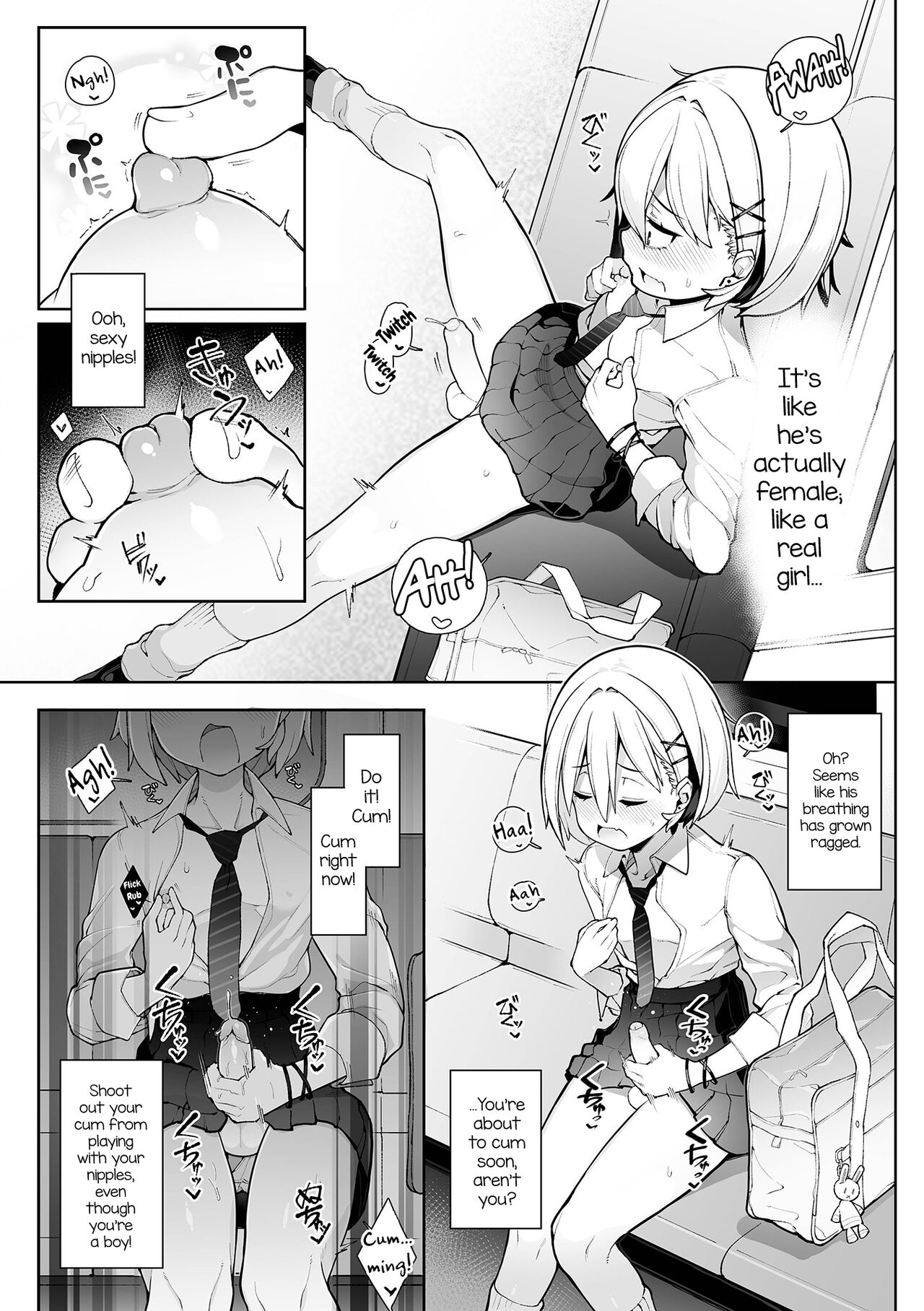 Densha de Yuuwaku Otokonoko! page 5